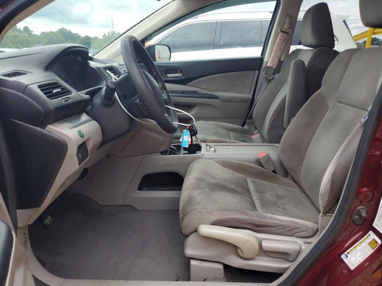 2013 Honda Cr-v Ex Burgundy vin: 5J6RM4H56DL020108
