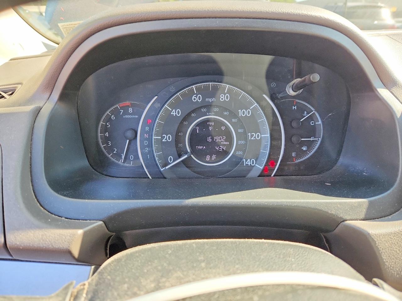 2013 Honda Cr-v Ex Gray vin: 5J6RM4H56DL040424