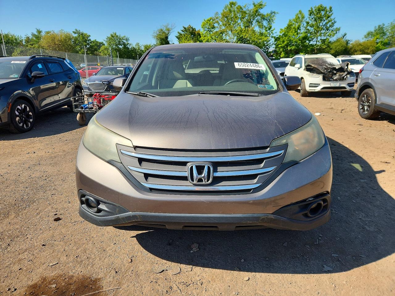 2013 Honda Cr-v Ex Gray vin: 5J6RM4H56DL040424