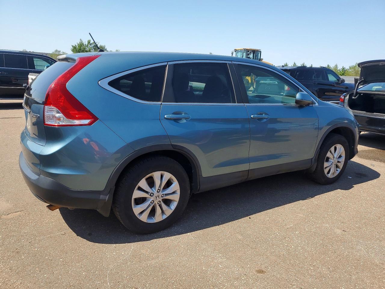 2013 Honda Cr-v Ex Blue vin: 5J6RM4H56DL043579