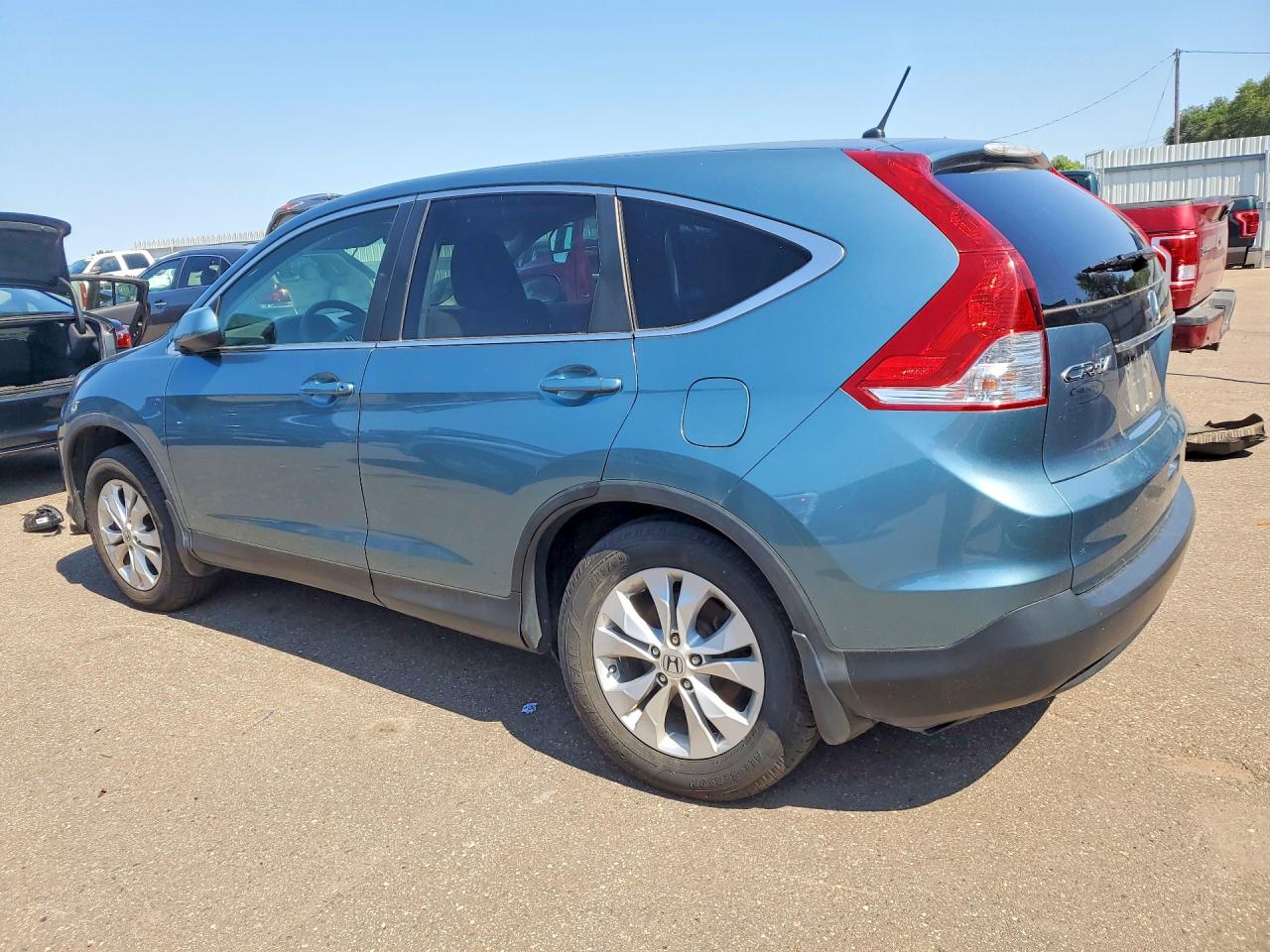2013 Honda Cr-v Ex Blue vin: 5J6RM4H56DL043579