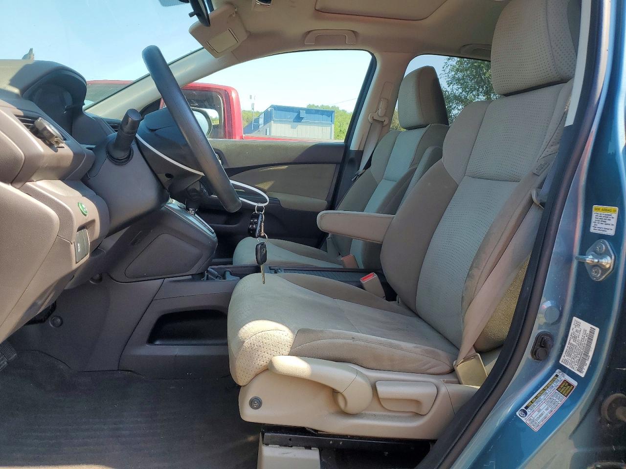 2013 Honda Cr-v Ex Blue vin: 5J6RM4H56DL043579