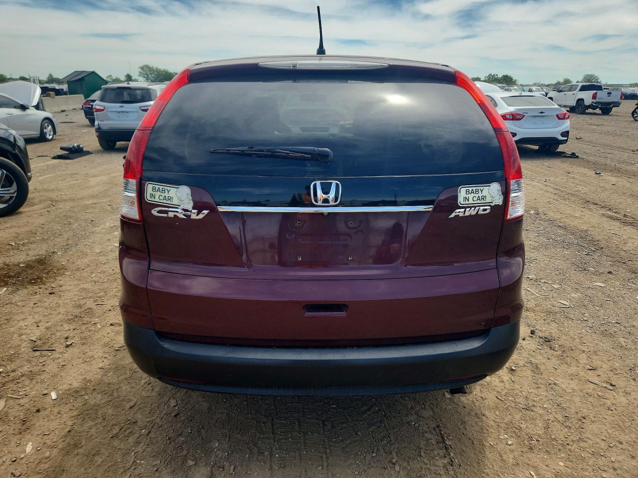 2013 Honda Cr-v Ex Бордовый vin: 5J6RM4H56DL054064