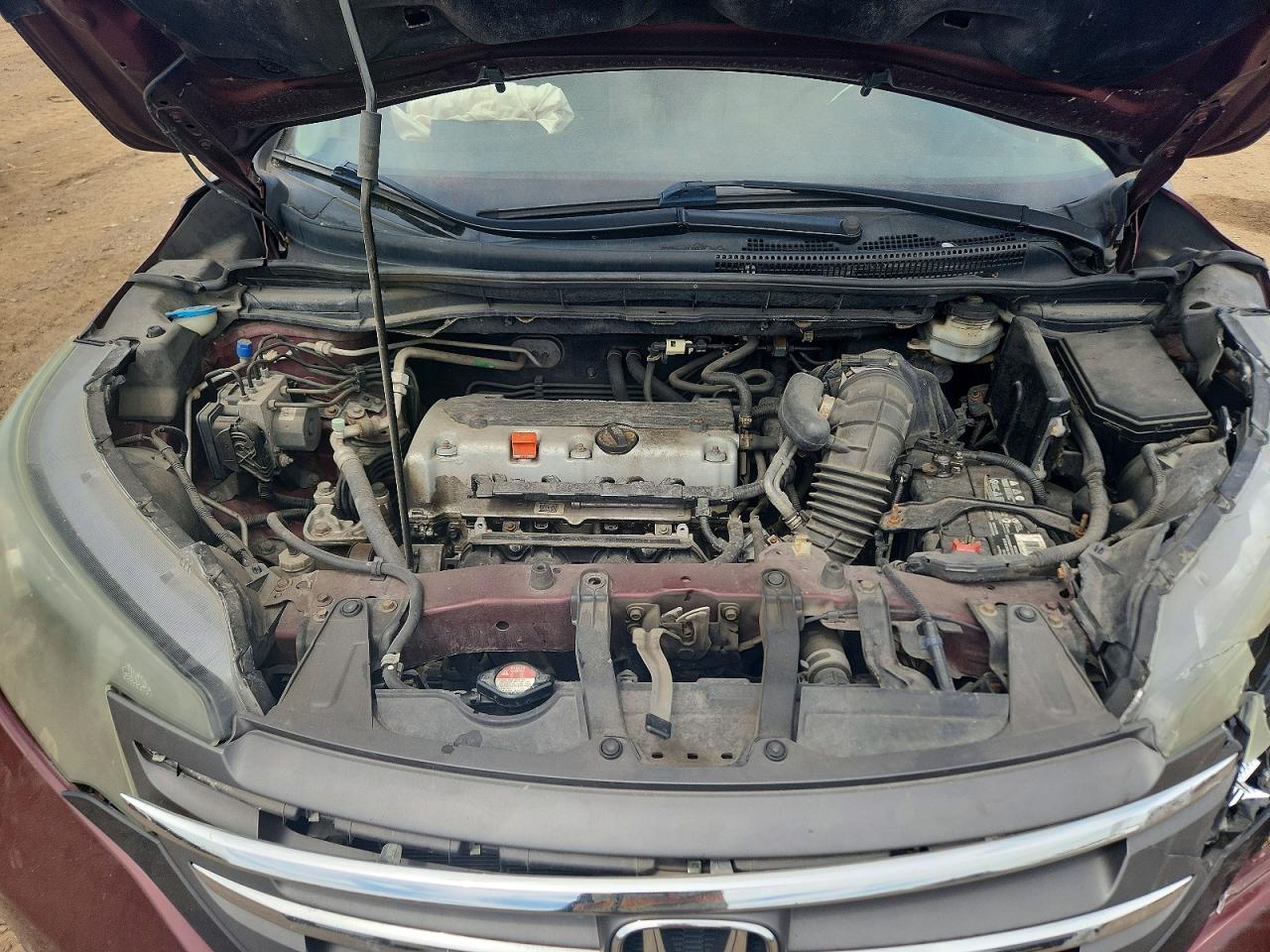 2013 Honda Cr-v Ex Бордовый vin: 5J6RM4H56DL054064
