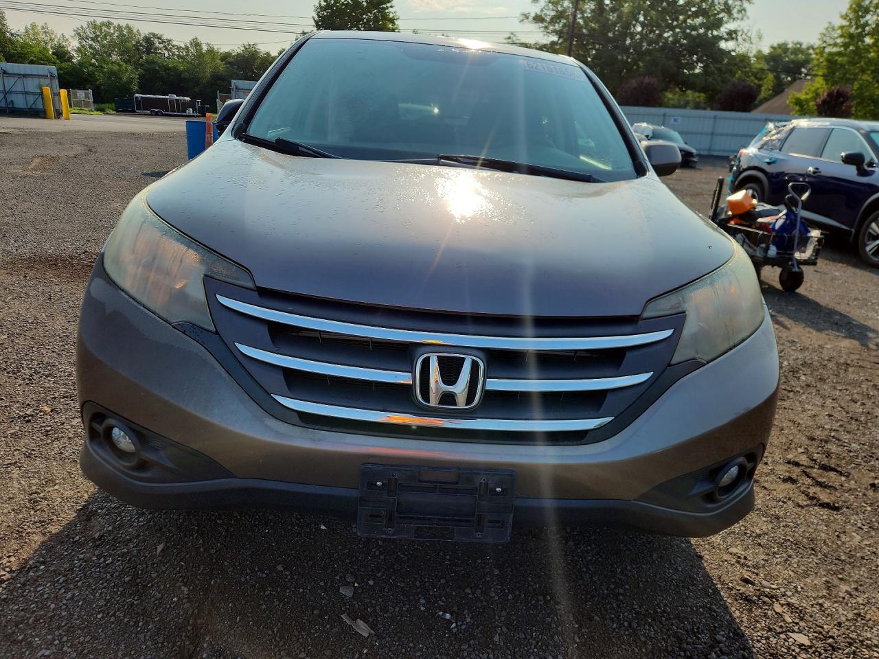 2014 Honda Cr-v Ex Brown vin: 5J6RM4H56EL000796