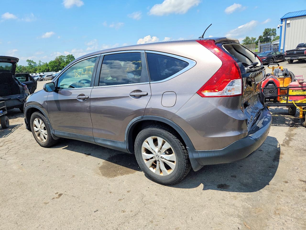 2014 Honda Cr-v Ex Серый vin: 5J6RM4H56EL016898