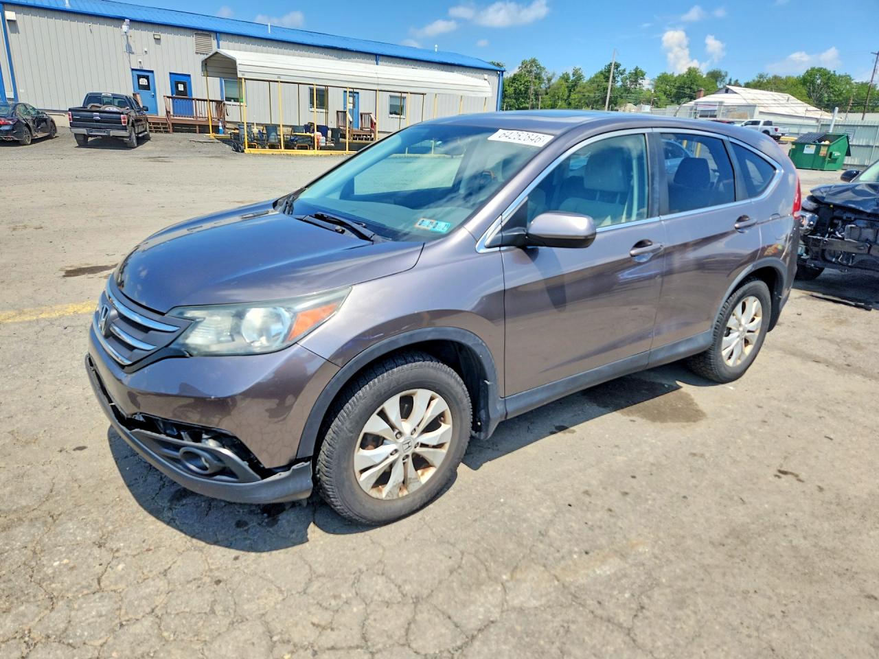 2014 Honda Cr-v Ex Серый vin: 5J6RM4H56EL016898