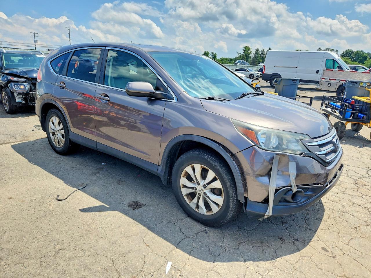 2014 Honda Cr-v Ex Серый vin: 5J6RM4H56EL016898