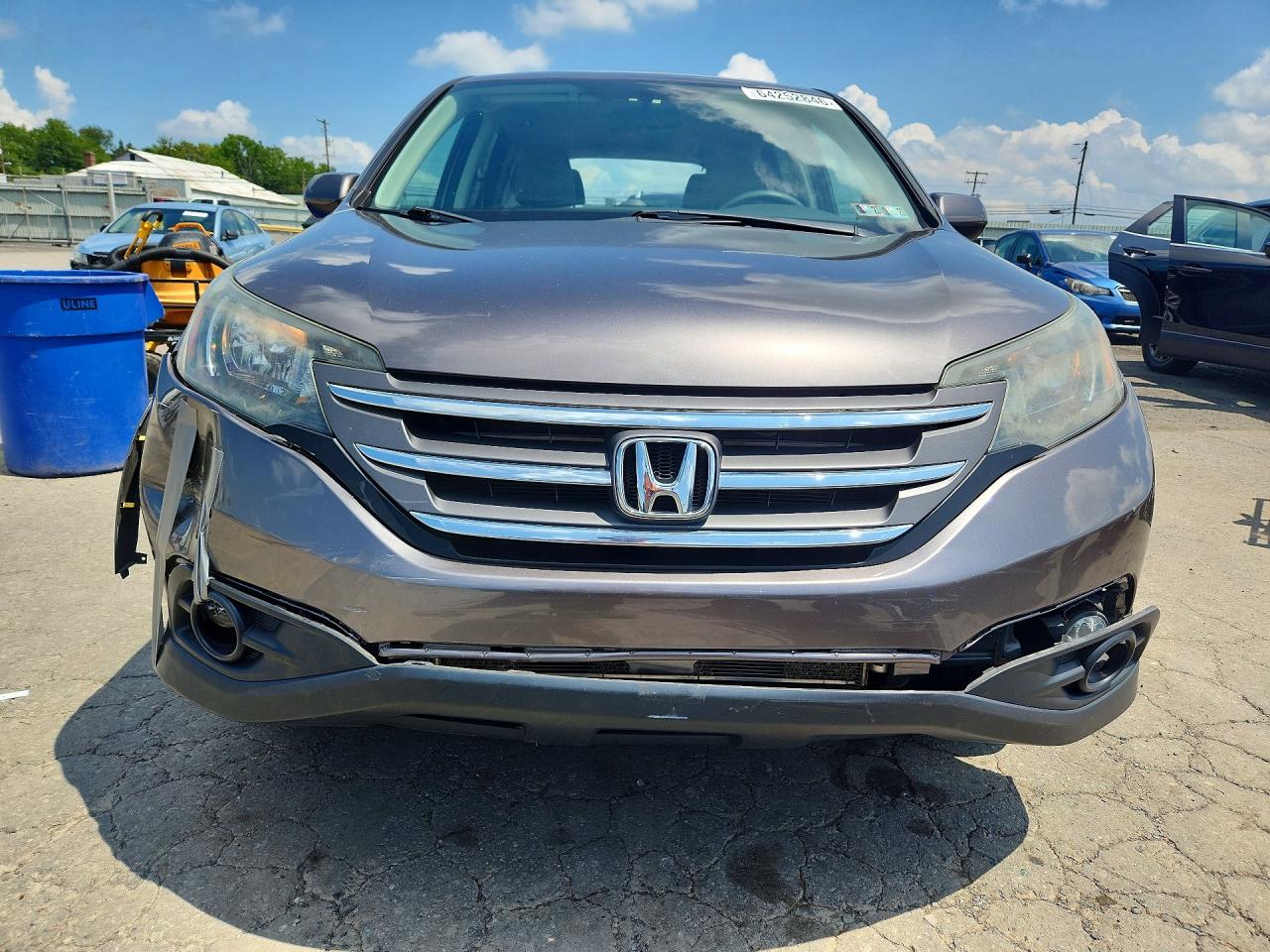 2014 Honda Cr-v Ex Серый vin: 5J6RM4H56EL016898