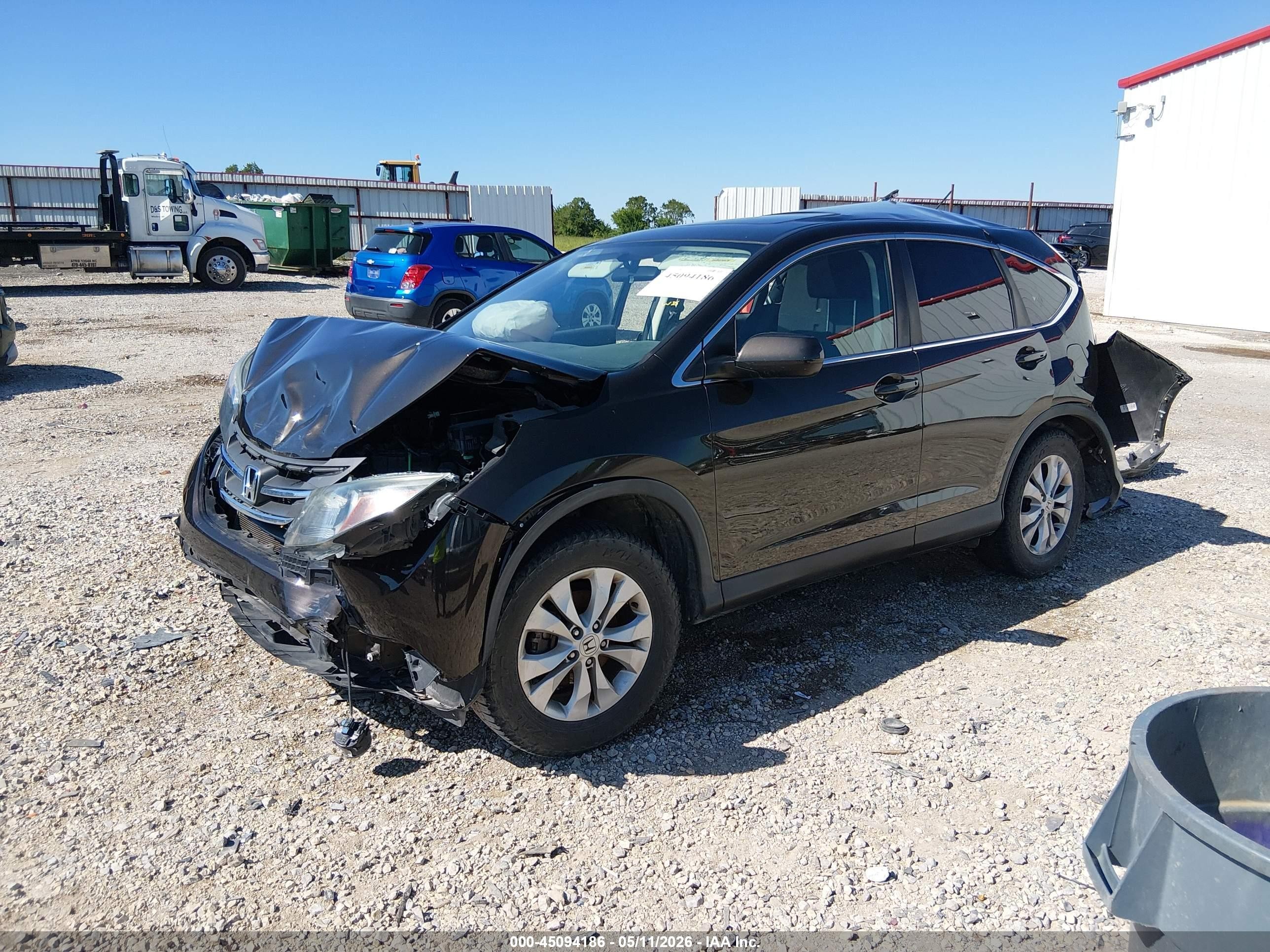 2014 Honda Cr-v Ex Black vin: 5J6RM4H56EL035905