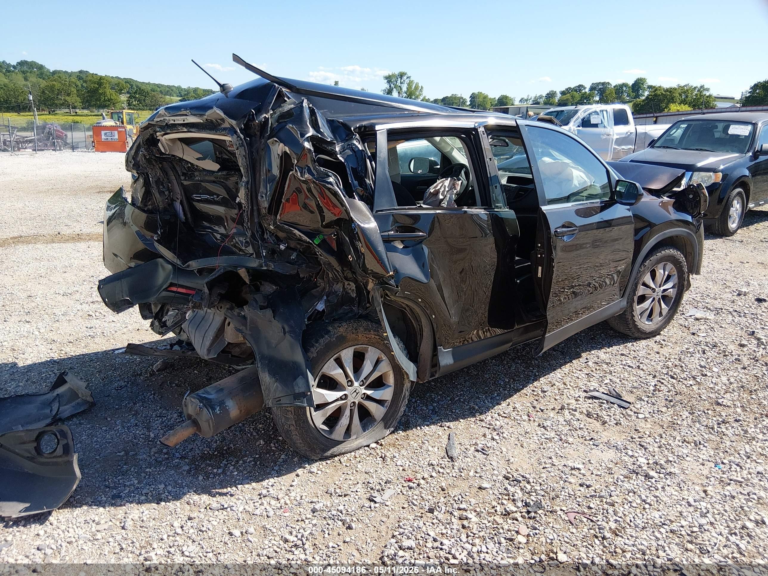 2014 Honda Cr-v Ex Black vin: 5J6RM4H56EL035905