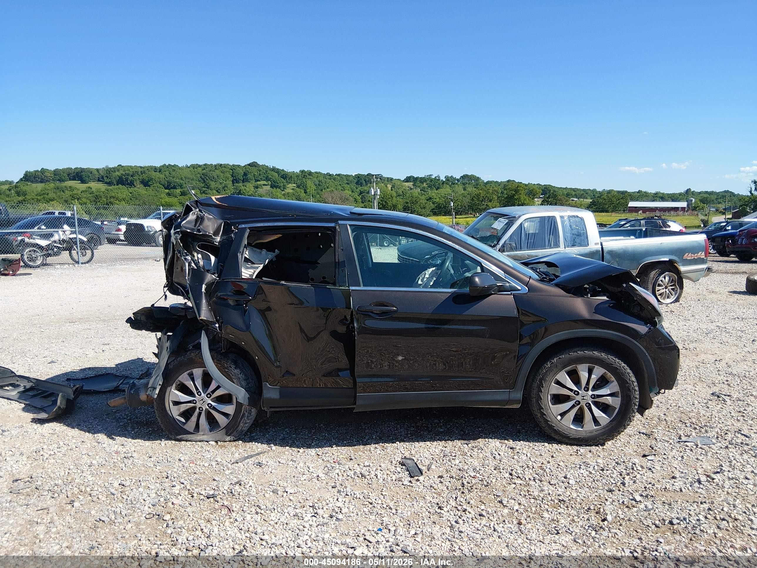 2014 Honda Cr-v Ex Black vin: 5J6RM4H56EL035905