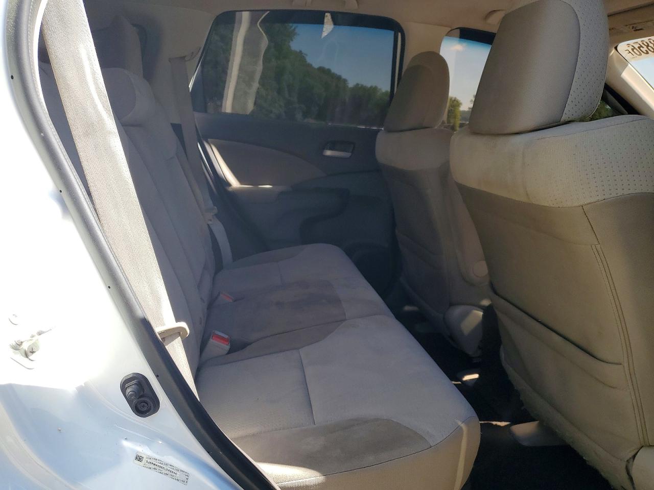 2014 Honda Cr-v Ex White vin: 5J6RM4H56EL048444