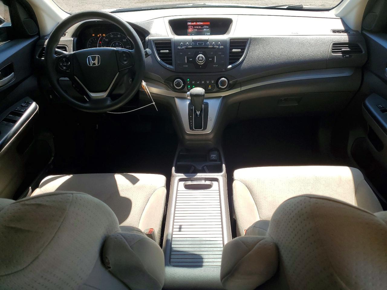2014 Honda Cr-v Ex White vin: 5J6RM4H56EL048444