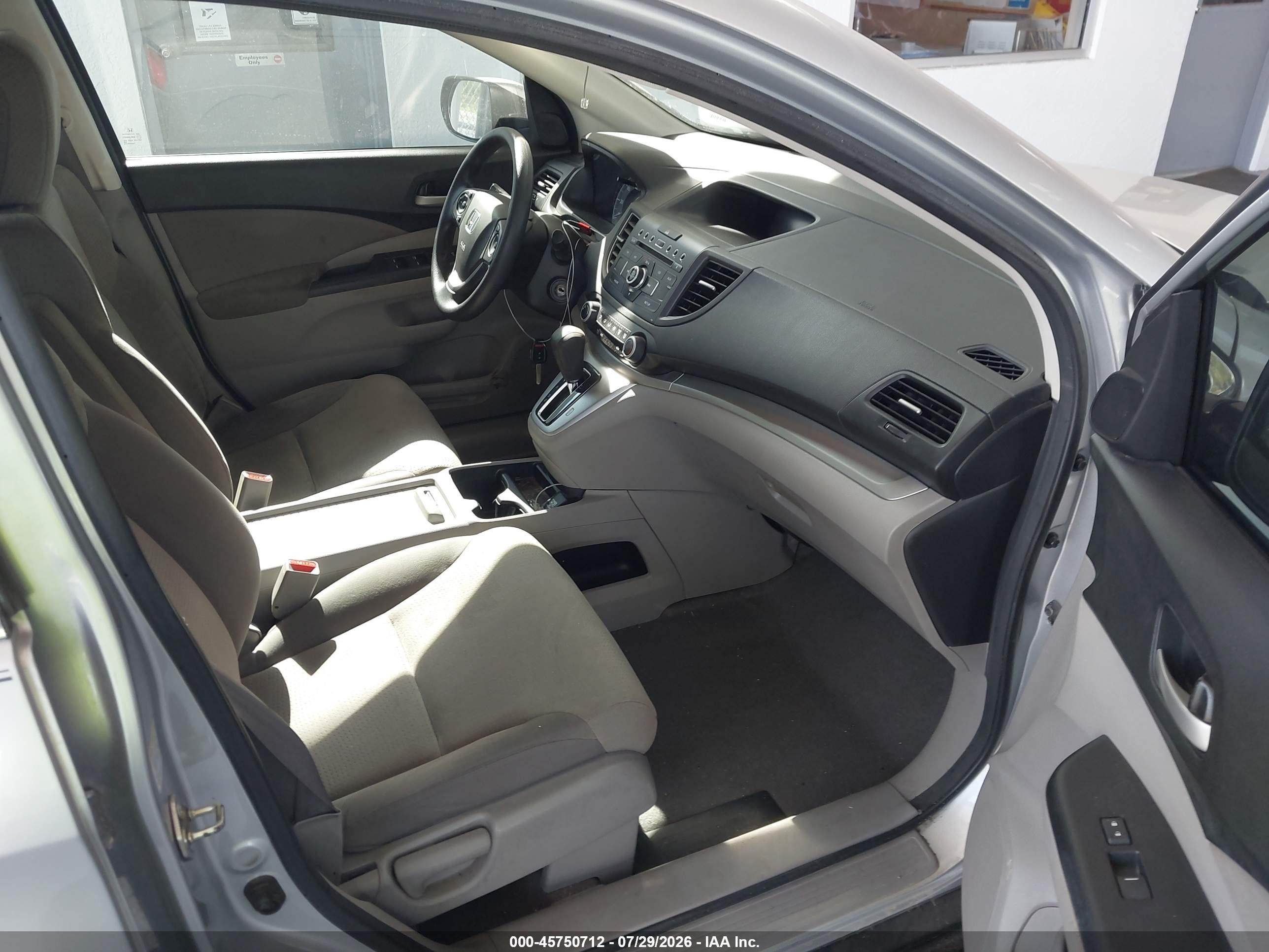 2014 Honda Cr-v Ex Silver vin: 5J6RM4H56EL053885