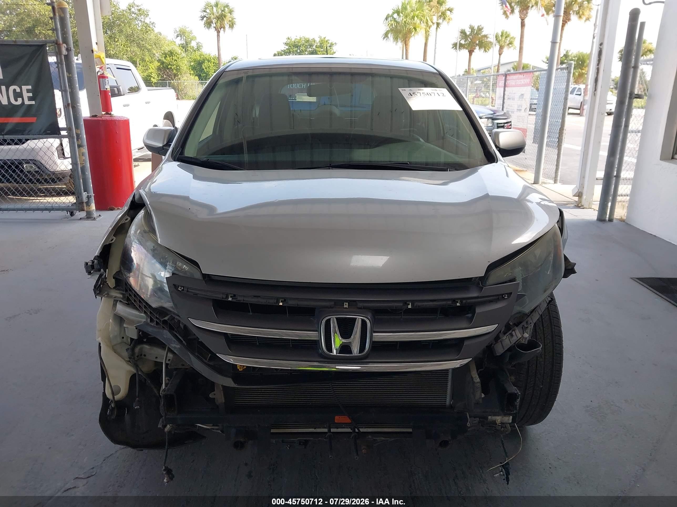 2014 Honda Cr-v Ex Silver vin: 5J6RM4H56EL053885