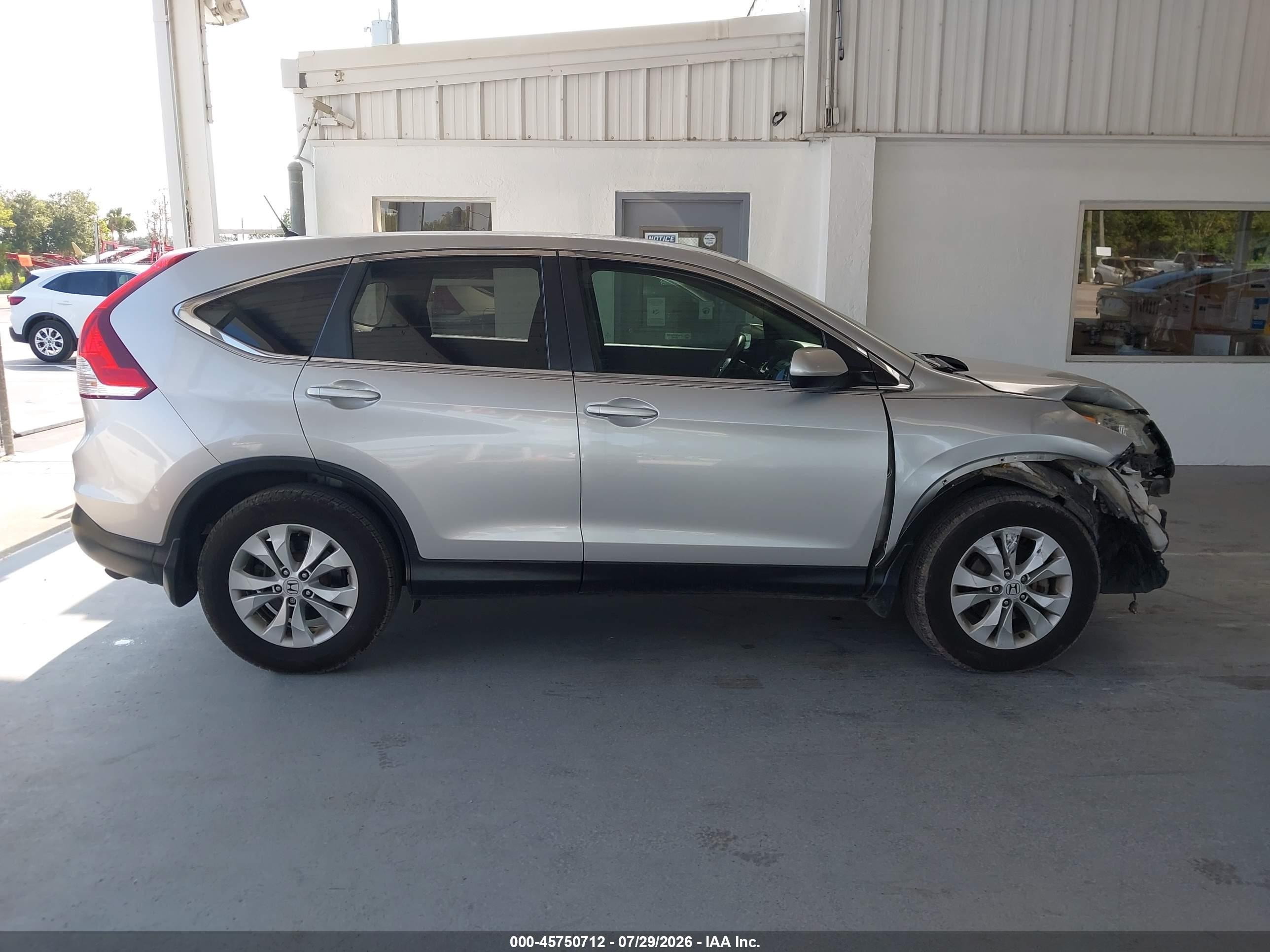 2014 Honda Cr-v Ex Silver vin: 5J6RM4H56EL053885