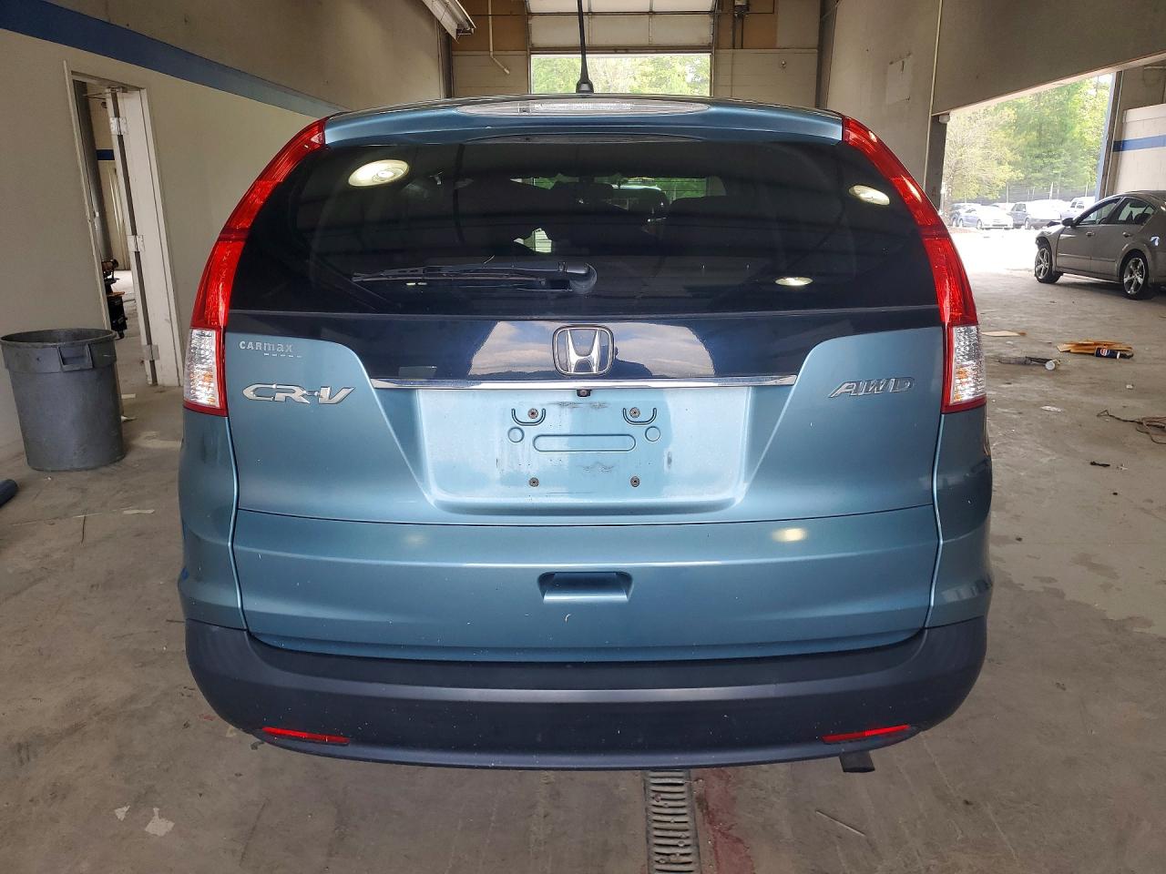 2014 Honda Cr-v Ex Blue vin: 5J6RM4H56EL063462