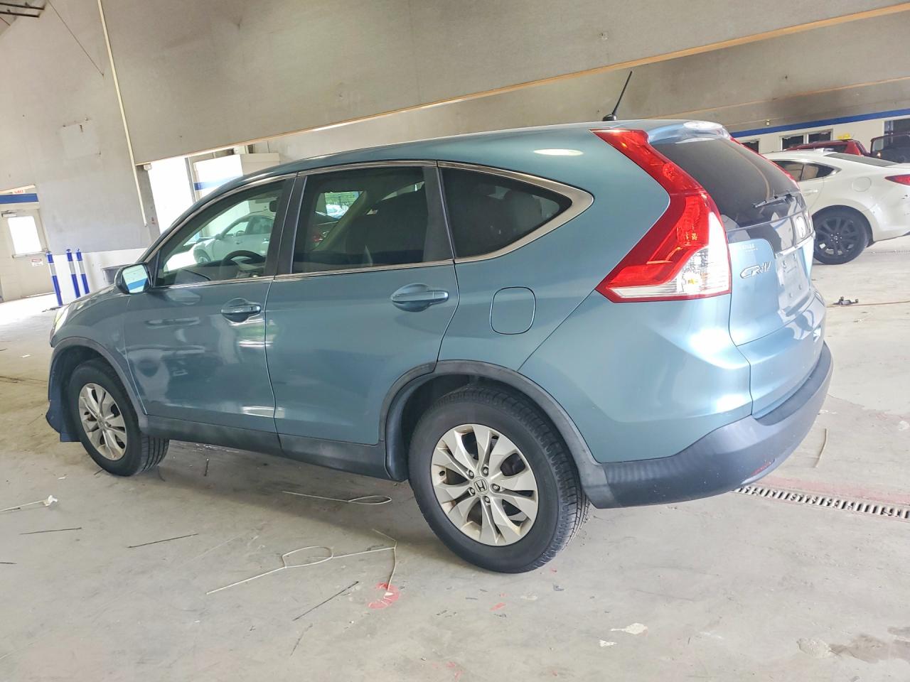 2014 Honda Cr-v Ex Blue vin: 5J6RM4H56EL063462