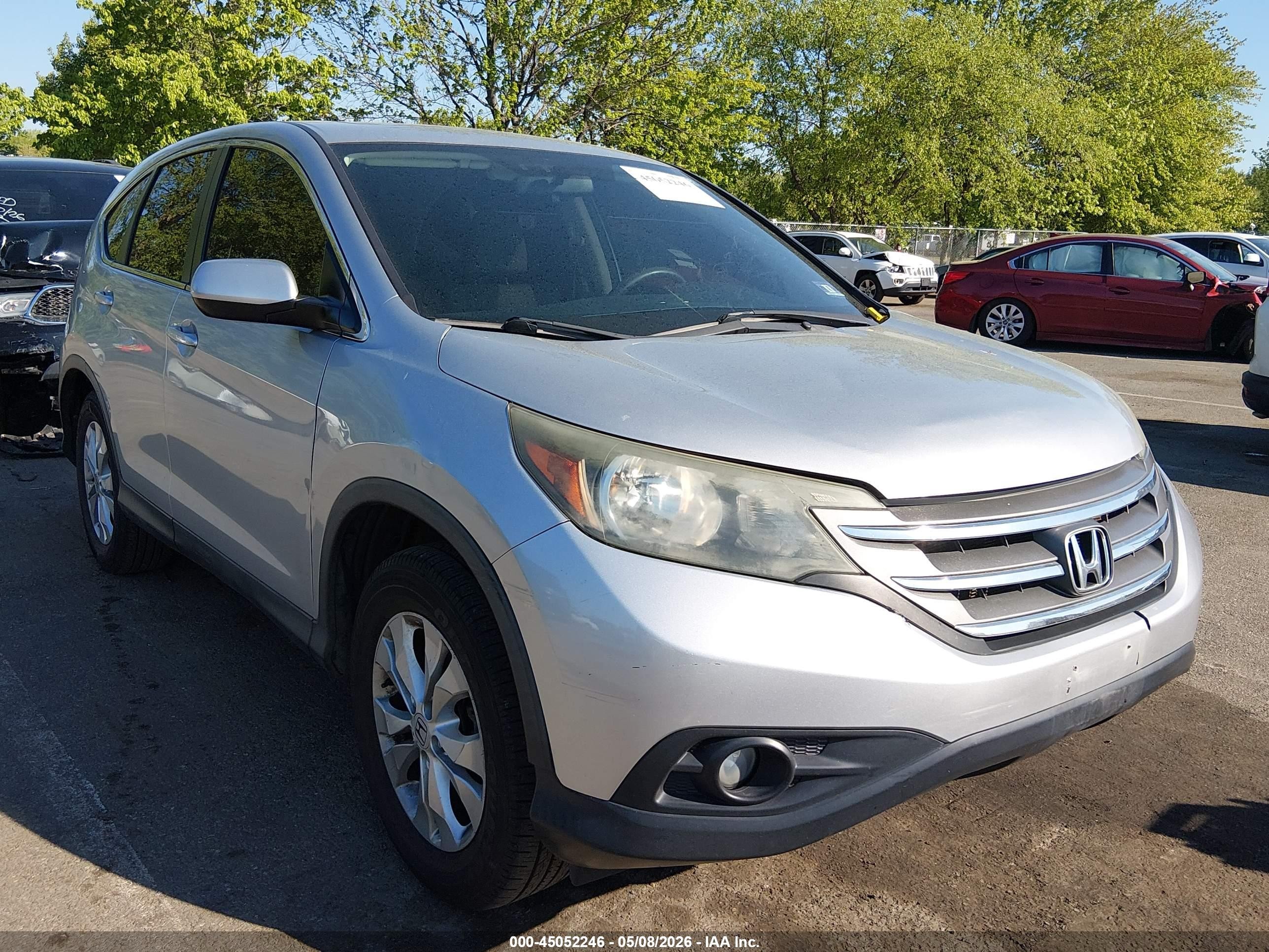 2014 Honda Cr-v Ex Gray vin: 5J6RM4H56EL081346