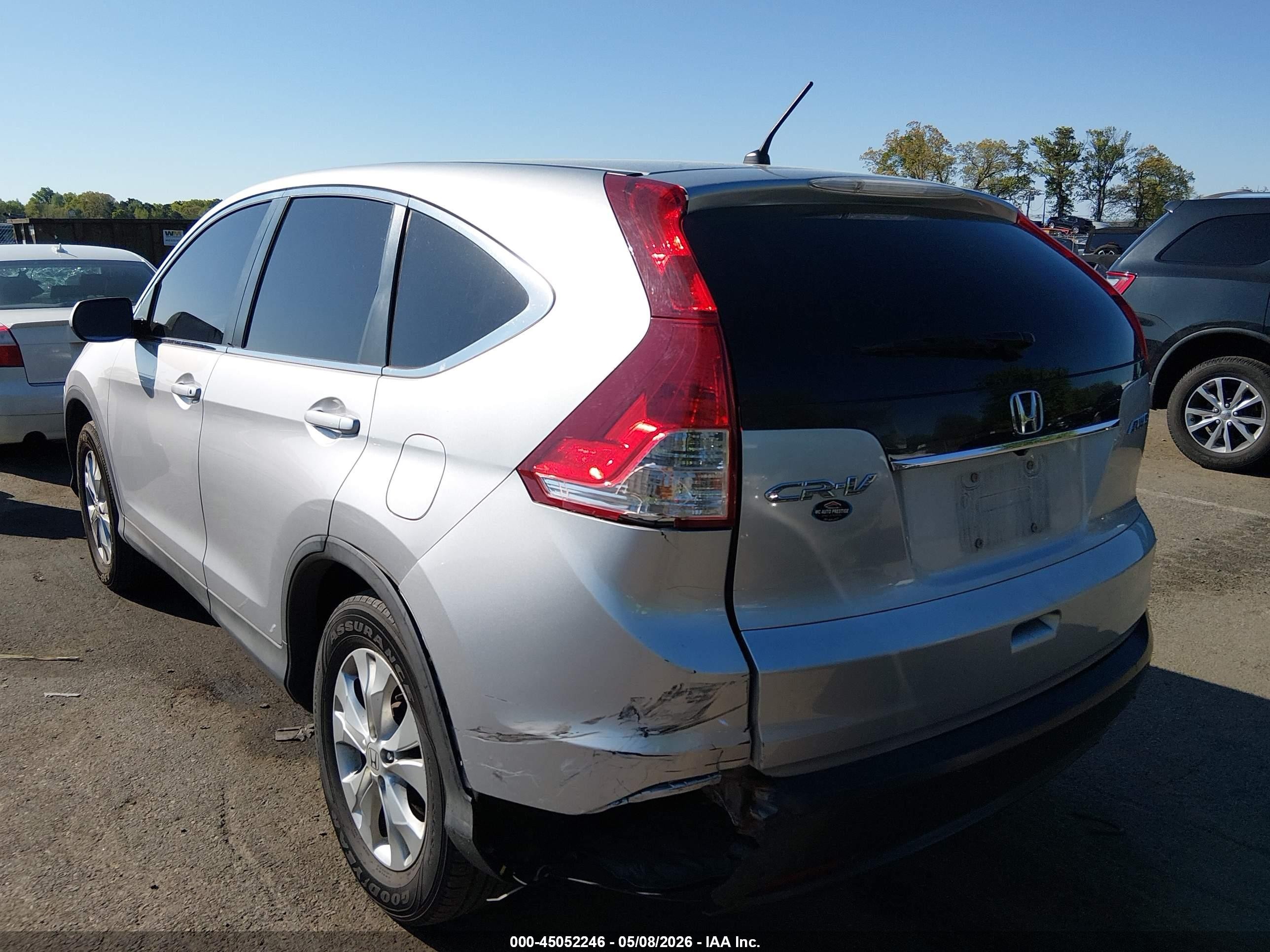 2014 Honda Cr-v Ex Gray vin: 5J6RM4H56EL081346