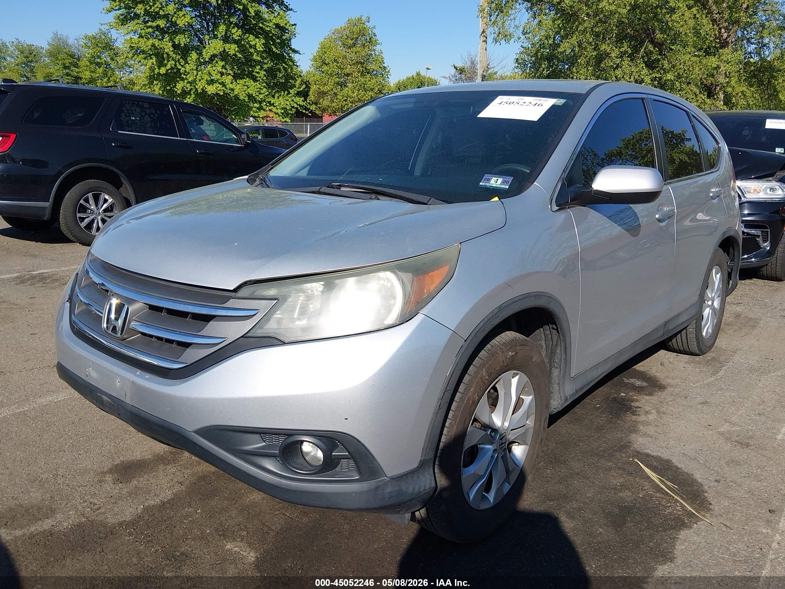 2014 Honda Cr-v Ex Gray vin: 5J6RM4H56EL081346