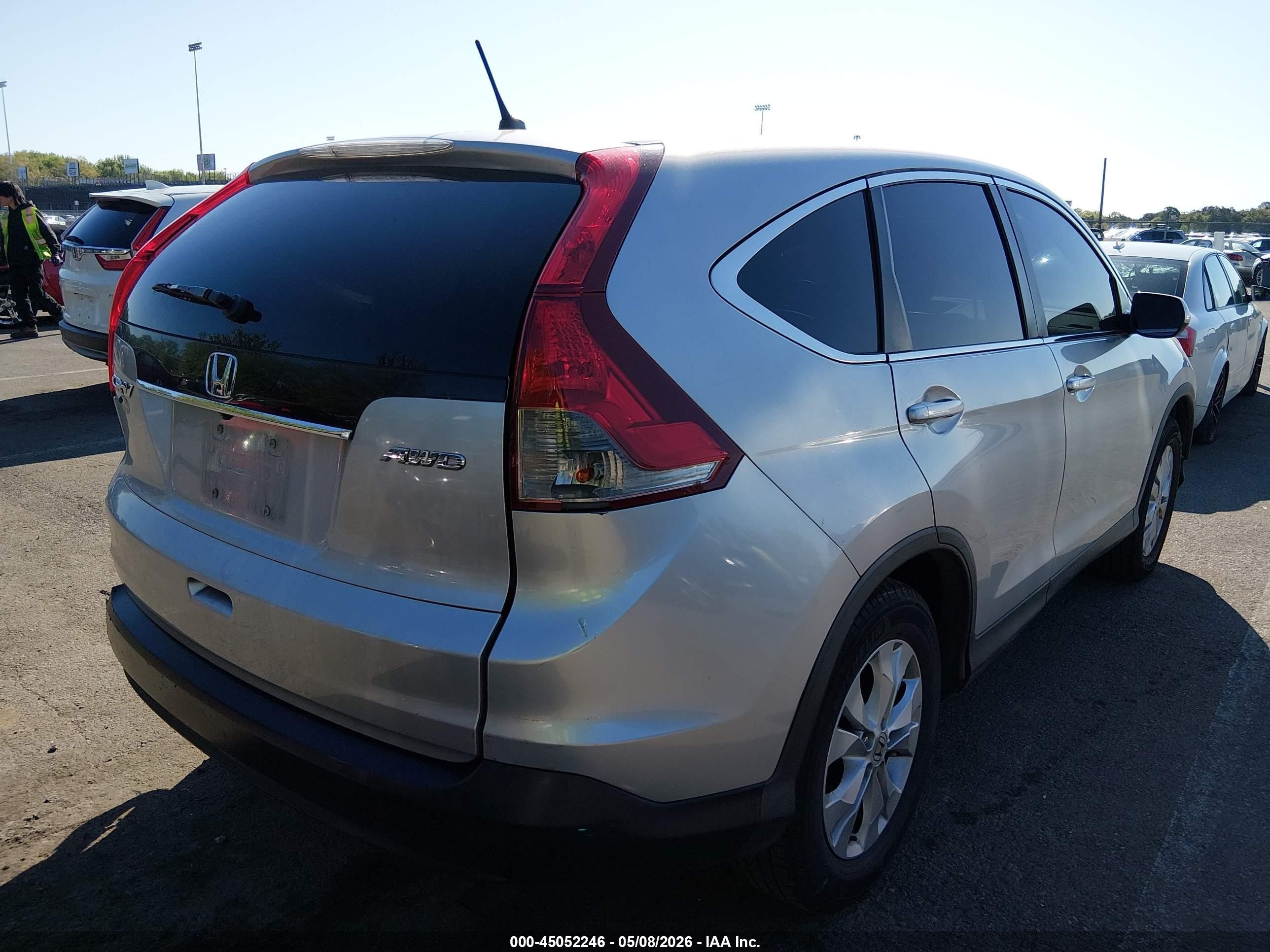 2014 Honda Cr-v Ex Gray vin: 5J6RM4H56EL081346