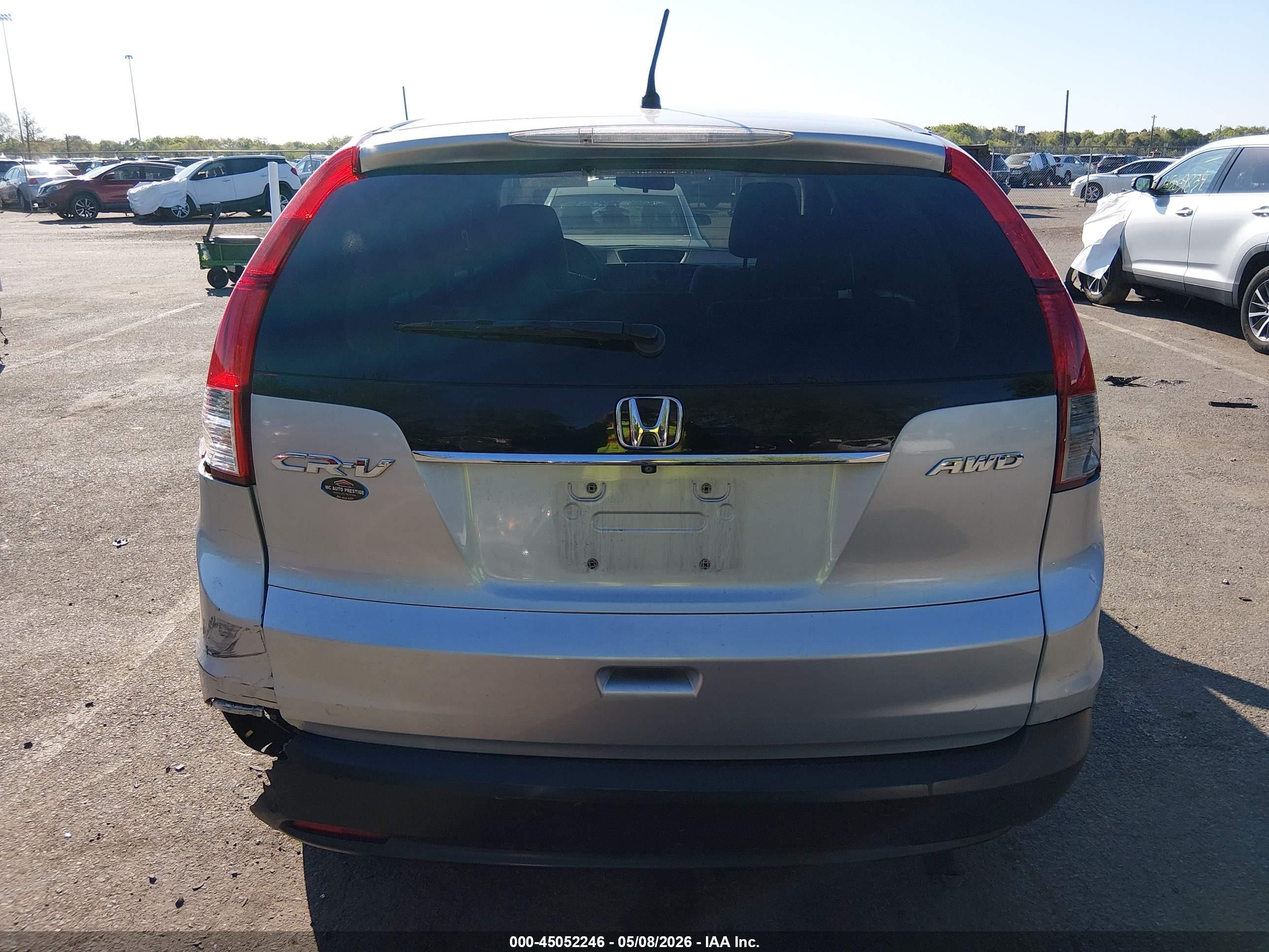 2014 Honda Cr-v Ex Gray vin: 5J6RM4H56EL081346