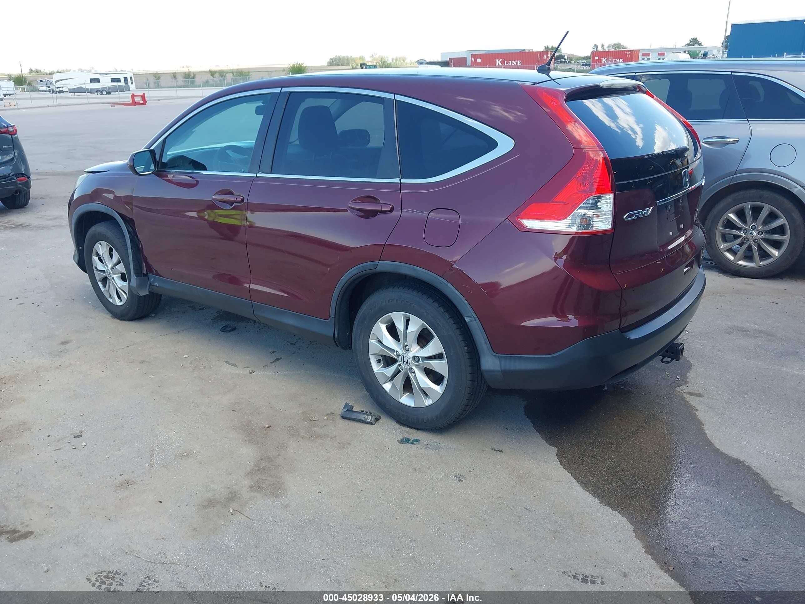2014 Honda Cr-v Ex Black vin: 5J6RM4H56EL081489