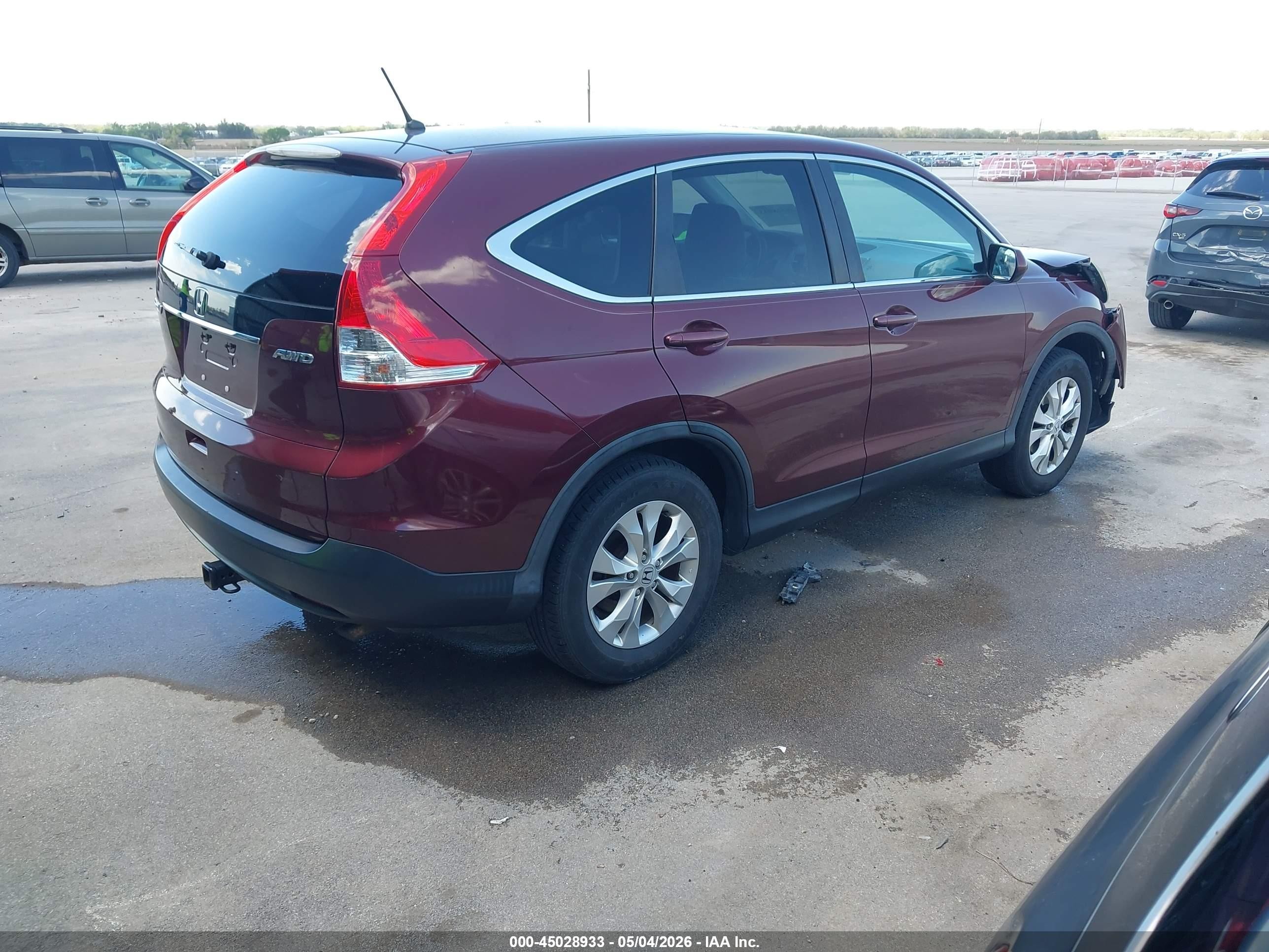 2014 Honda Cr-v Ex Black vin: 5J6RM4H56EL081489