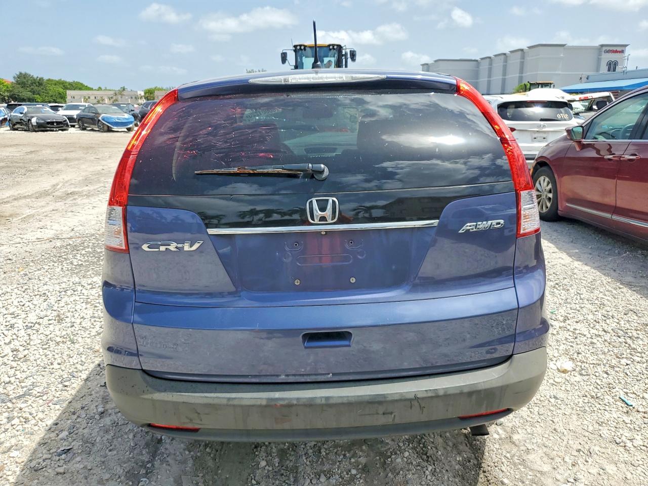 2014 Honda Cr-v Ex Blue vin: 5J6RM4H56EL082626