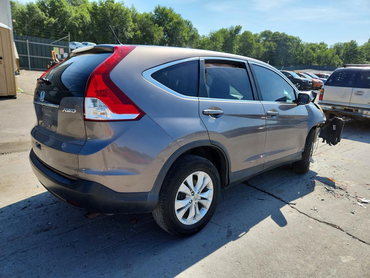 2014 Honda Cr-v Ex Brown vin: 5J6RM4H56EL094954