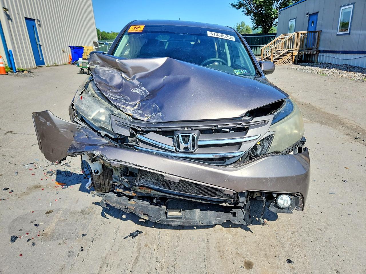 2014 Honda Cr-v Ex Brown vin: 5J6RM4H56EL094954