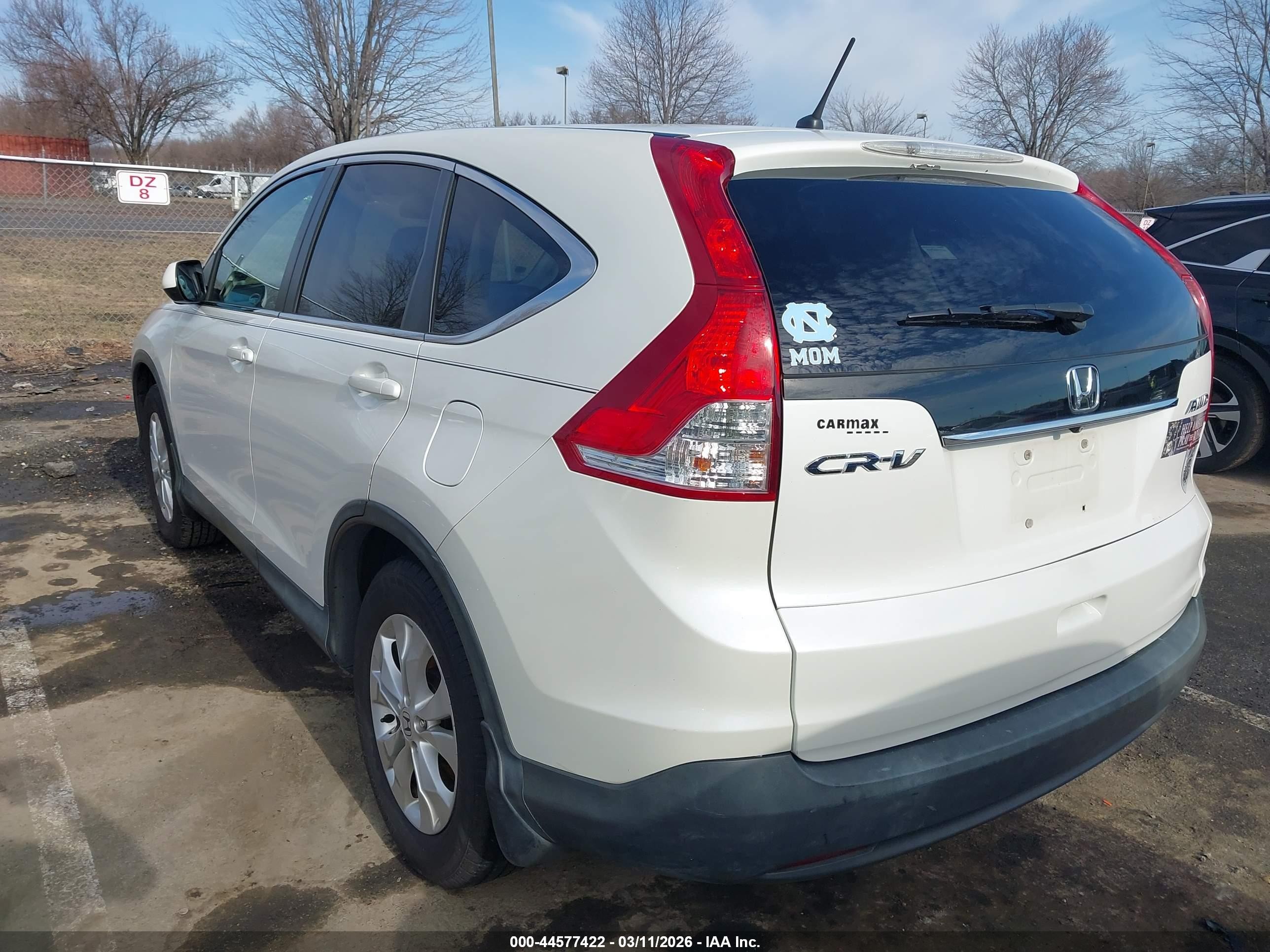 2014 Honda Cr-v Ex White vin: 5J6RM4H56EL099426
