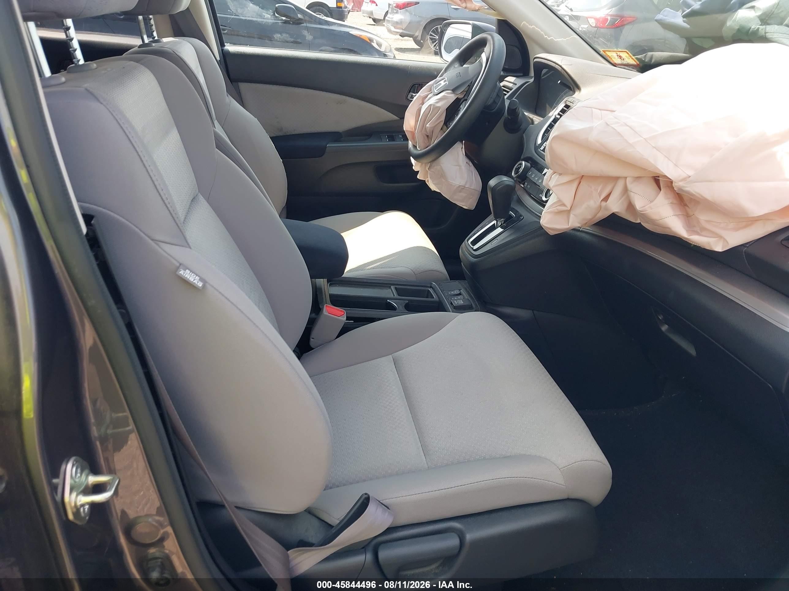 2015 Honda Cr-v Ex Gray vin: 5J6RM4H56FL036683