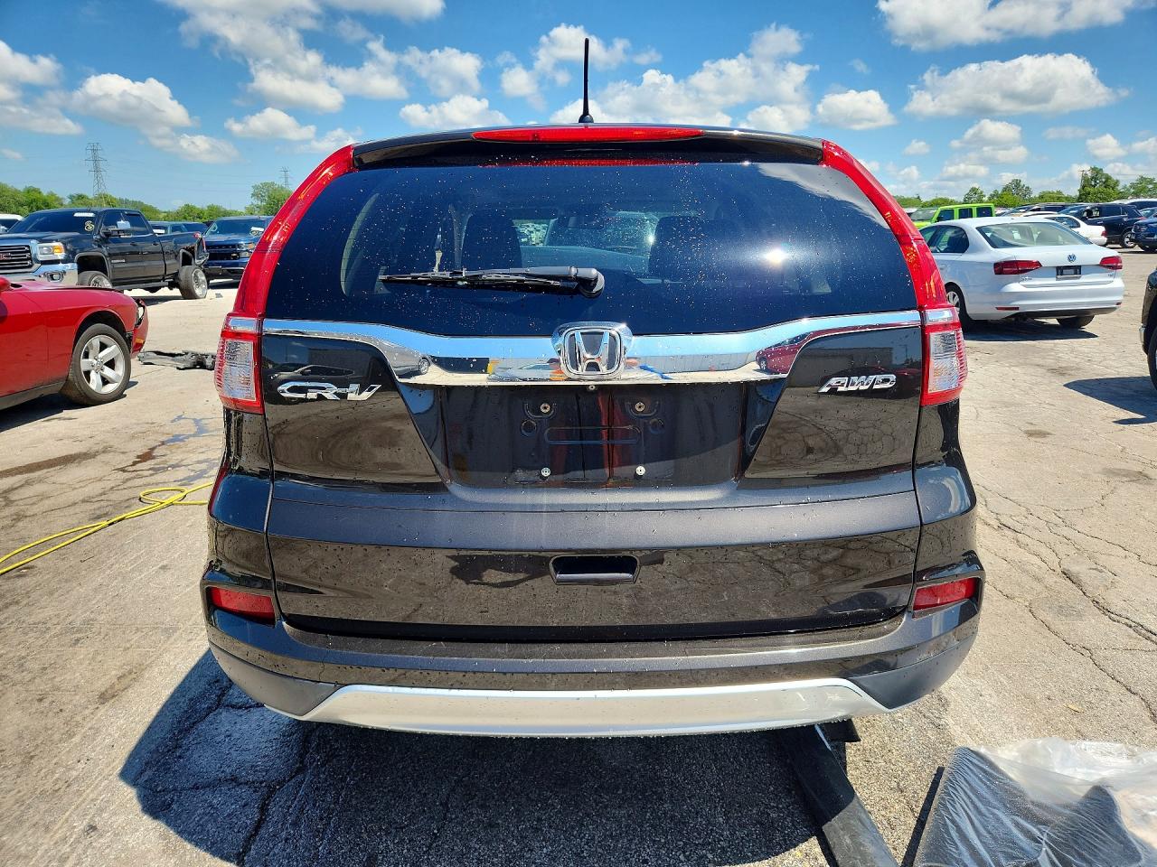 2015 Honda Cr-v Ex Gray vin: 5J6RM4H56FL054584