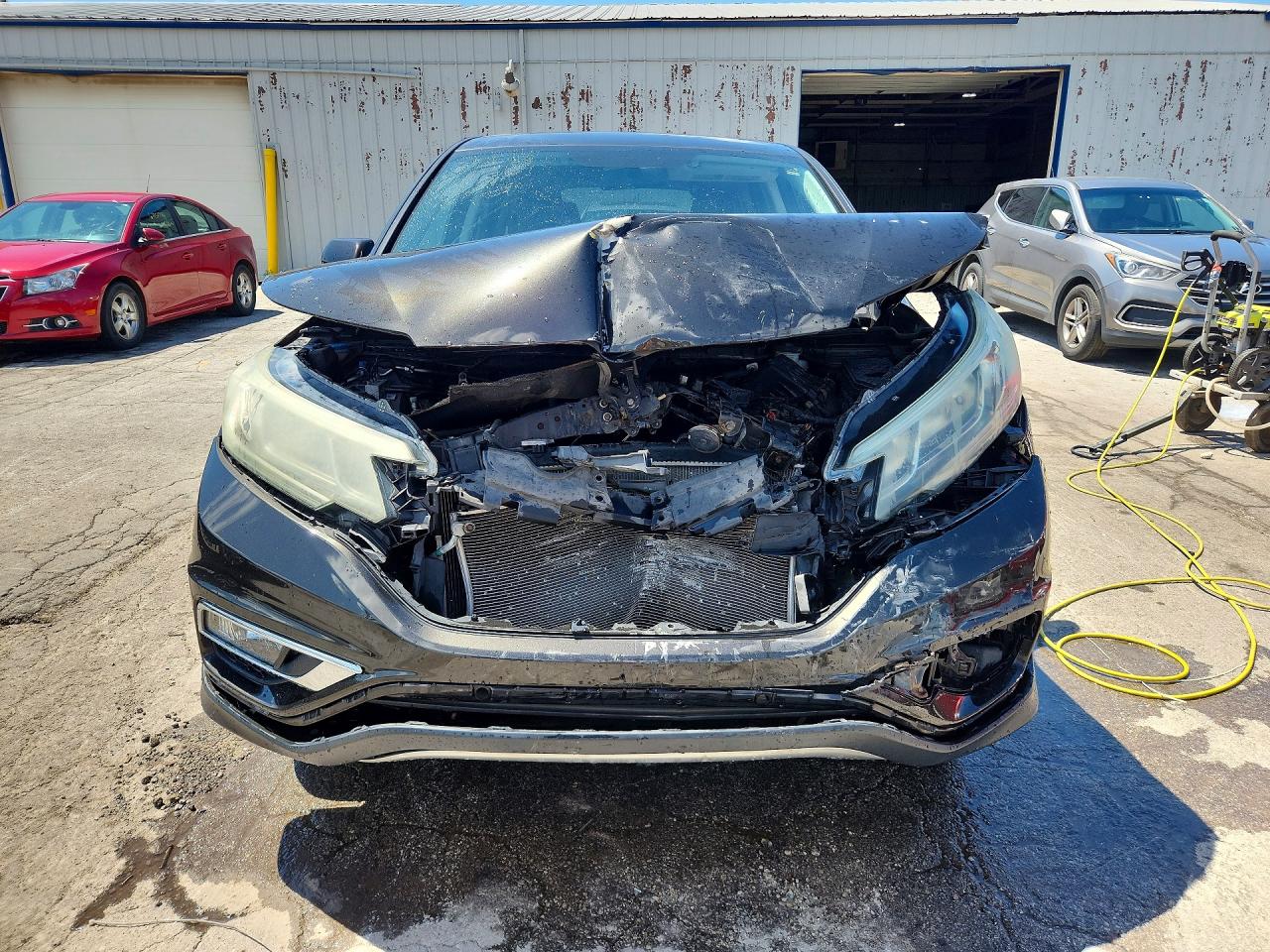 2015 Honda Cr-v Ex Gray vin: 5J6RM4H56FL054584