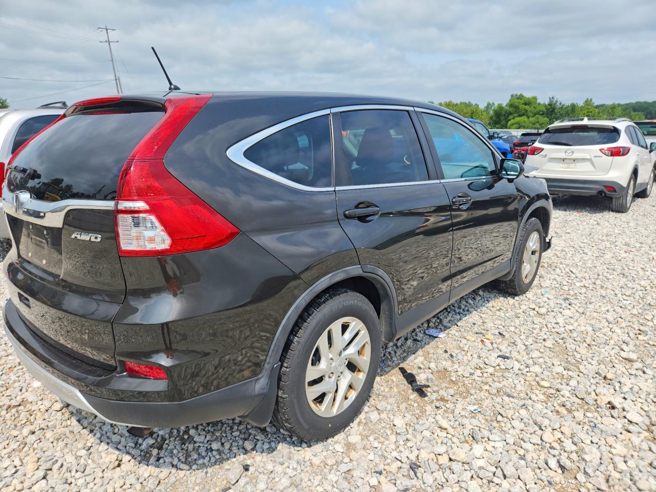 2015 Honda Cr-v Ex Черный vin: 5J6RM4H56FL062667