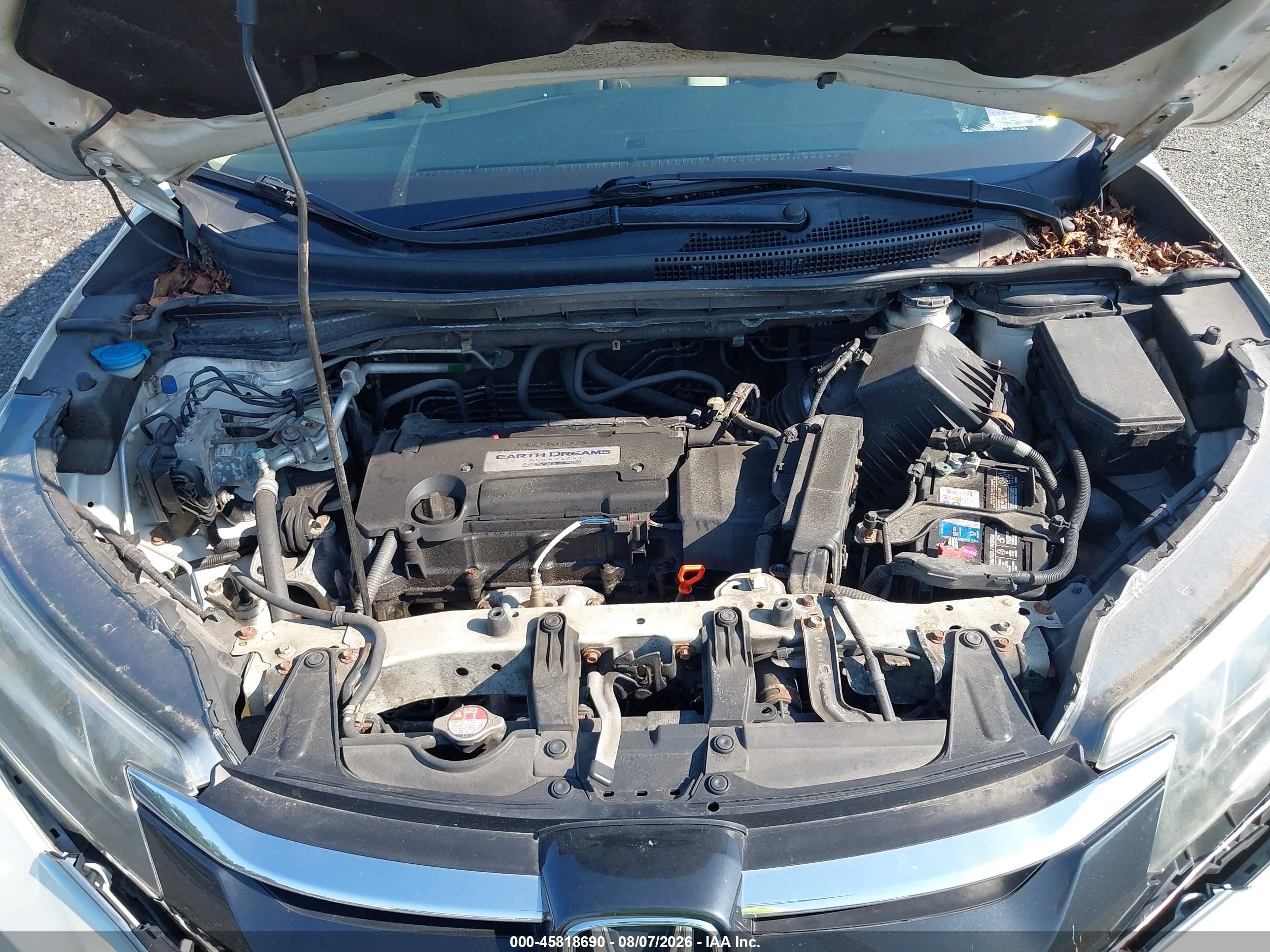 2015 Honda Cr-v Ex Белый vin: 5J6RM4H56FL088699