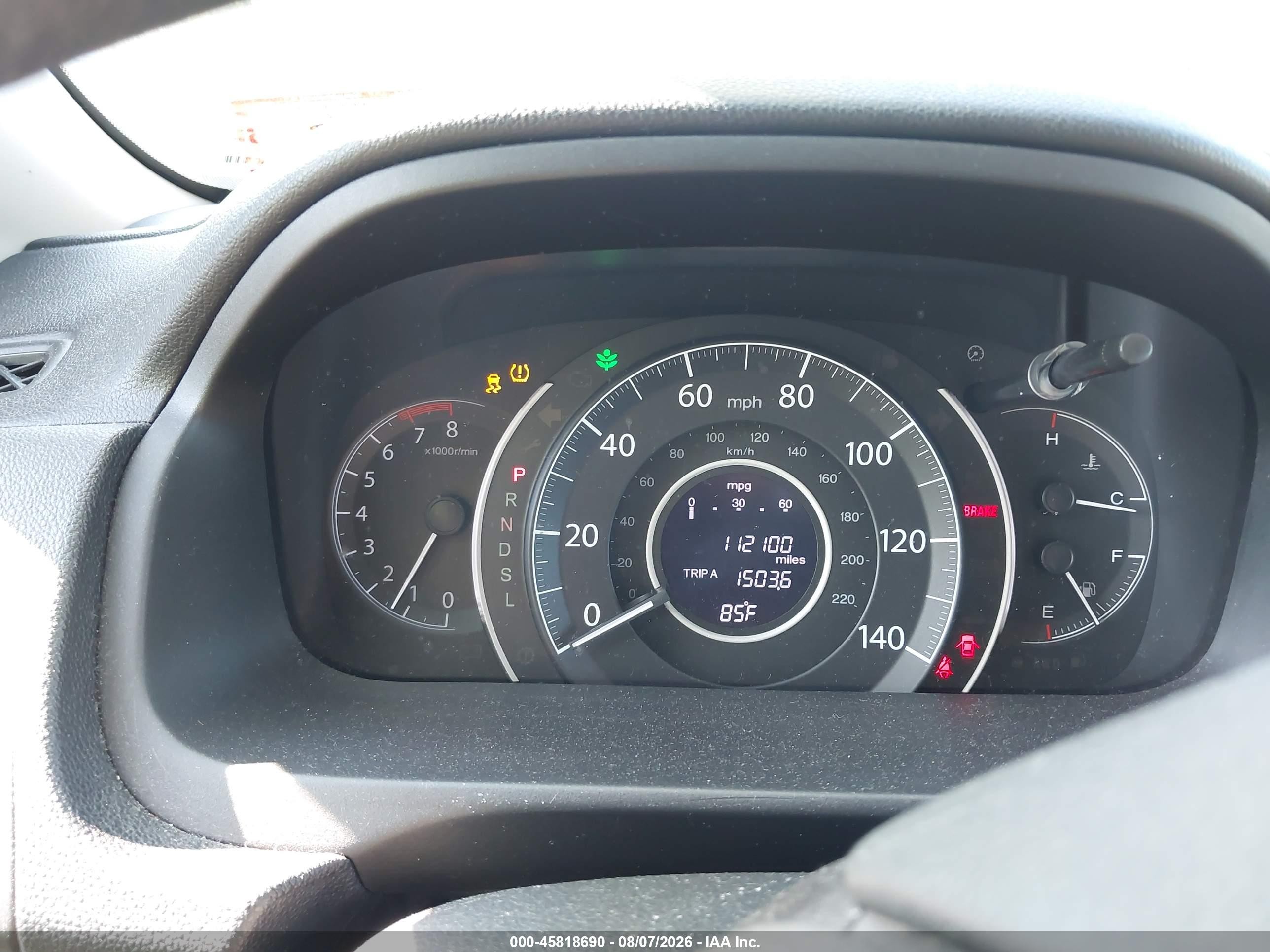 2015 Honda Cr-v Ex Белый vin: 5J6RM4H56FL088699