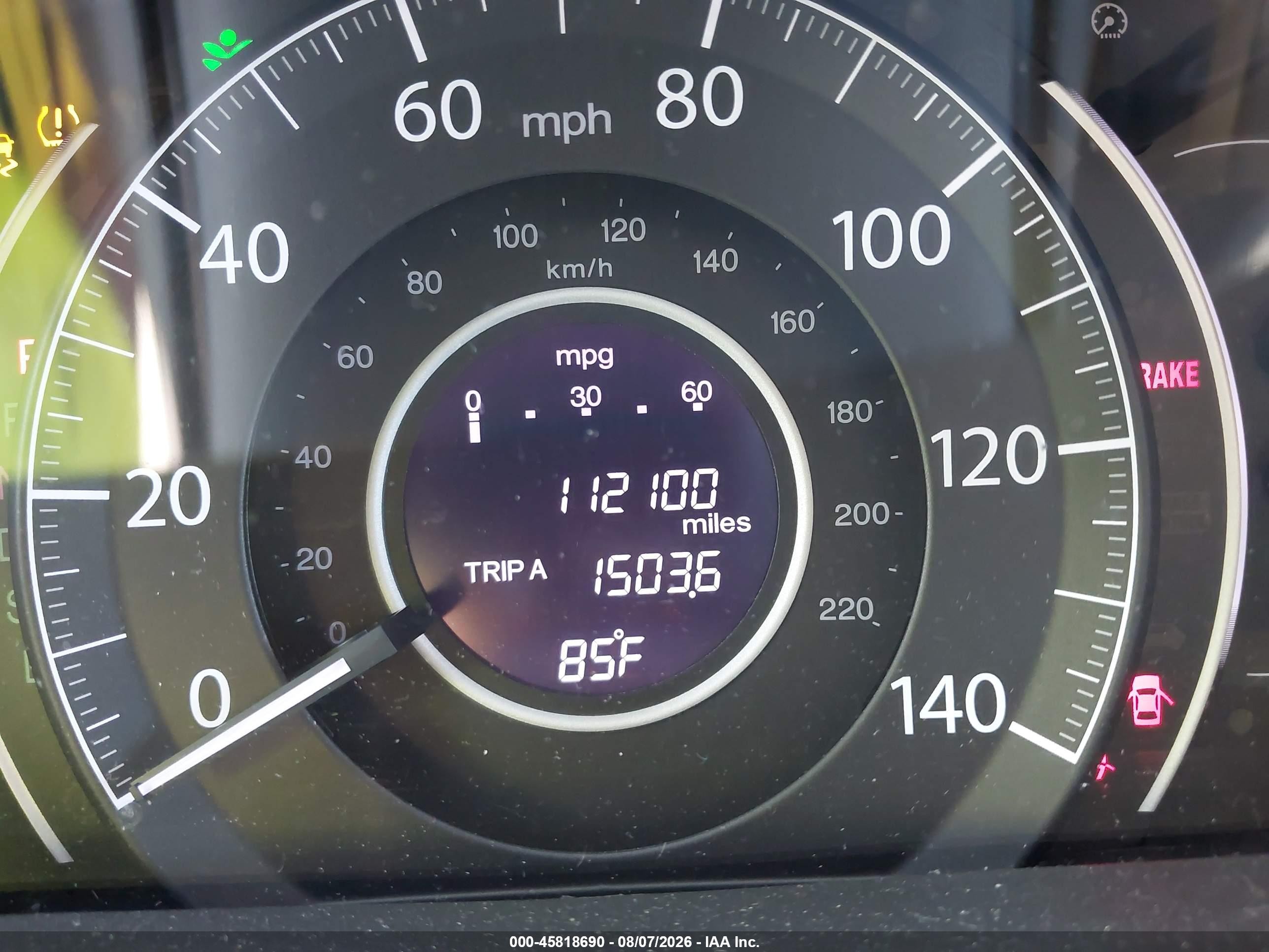 2015 Honda Cr-v Ex Белый vin: 5J6RM4H56FL088699
