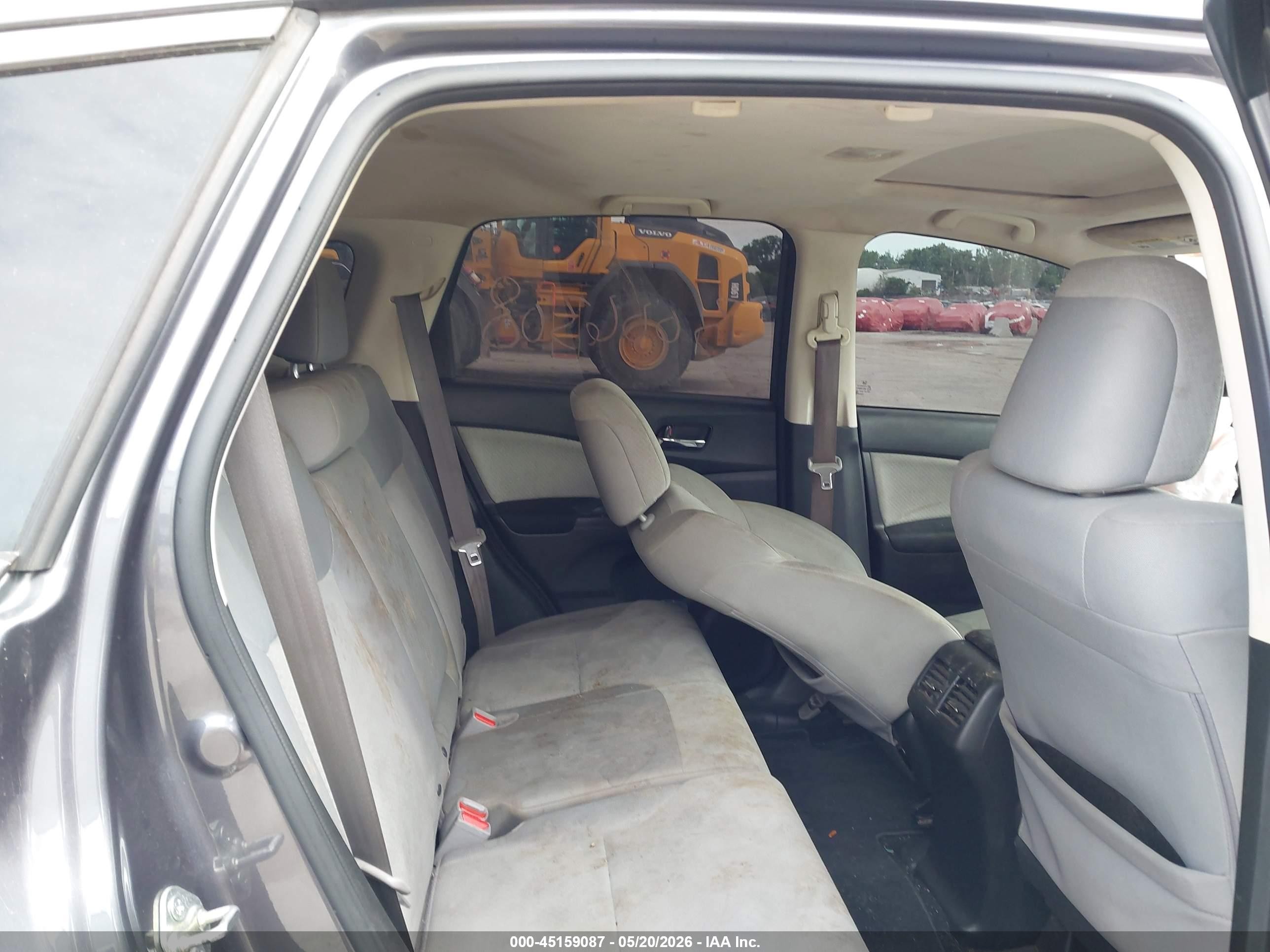 2015 Honda Cr-v Ex Gray vin: 5J6RM4H56FL097452