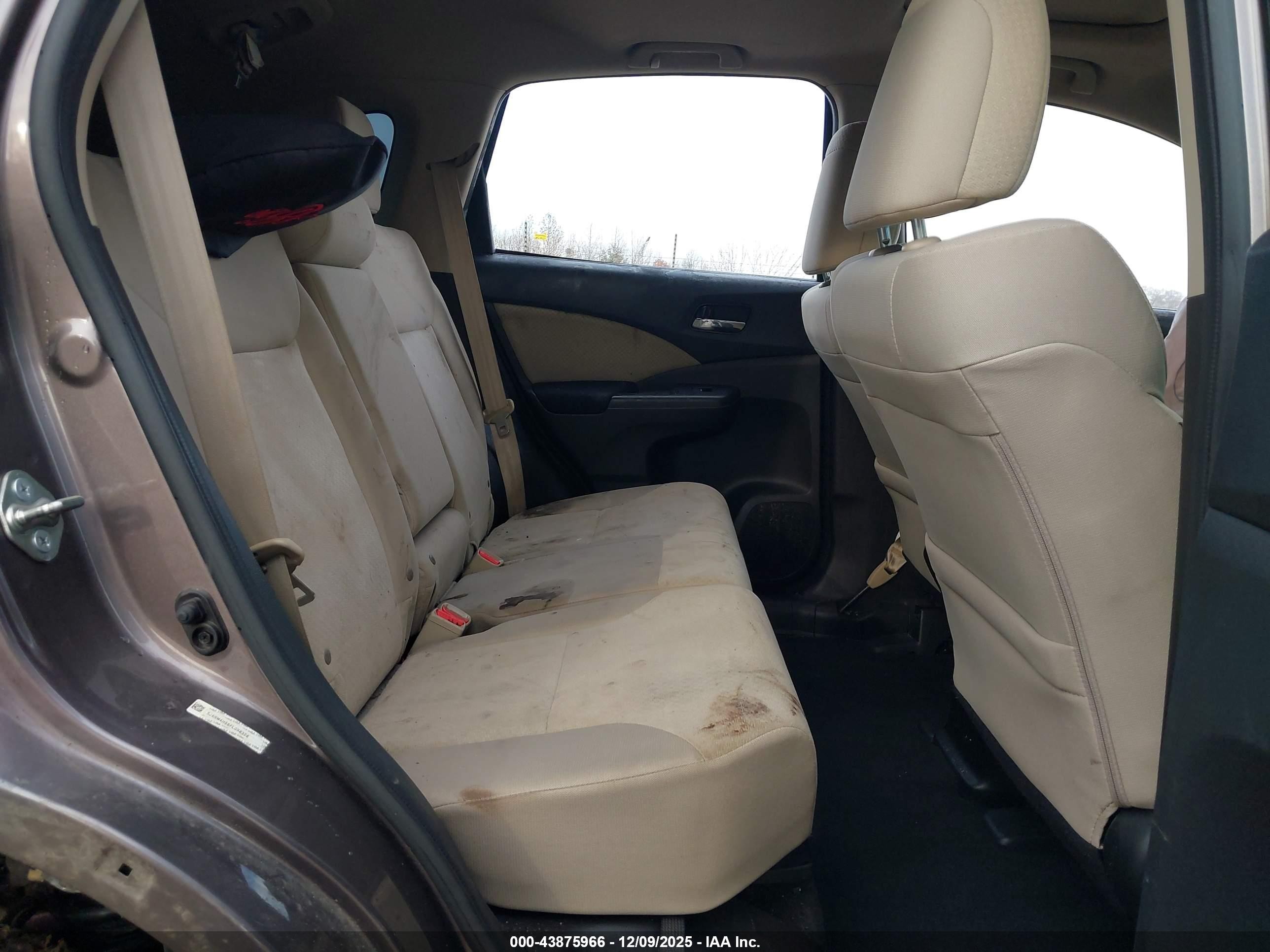 2015 Honda Cr-v Ex Gray vin: 5J6RM4H56FL098326