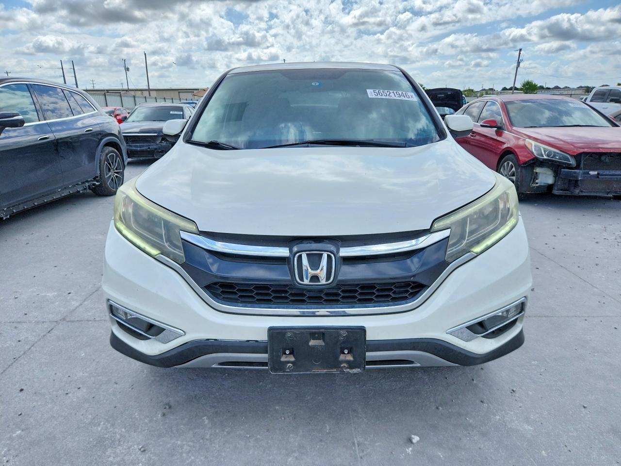 2016 Honda Cr-v Ex White vin: 5J6RM4H56GL136591