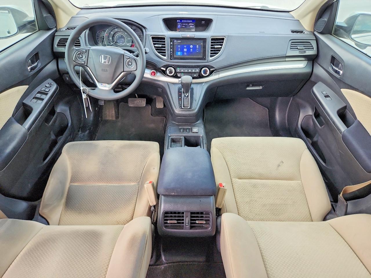 2016 Honda Cr-v Ex White vin: 5J6RM4H56GL136591