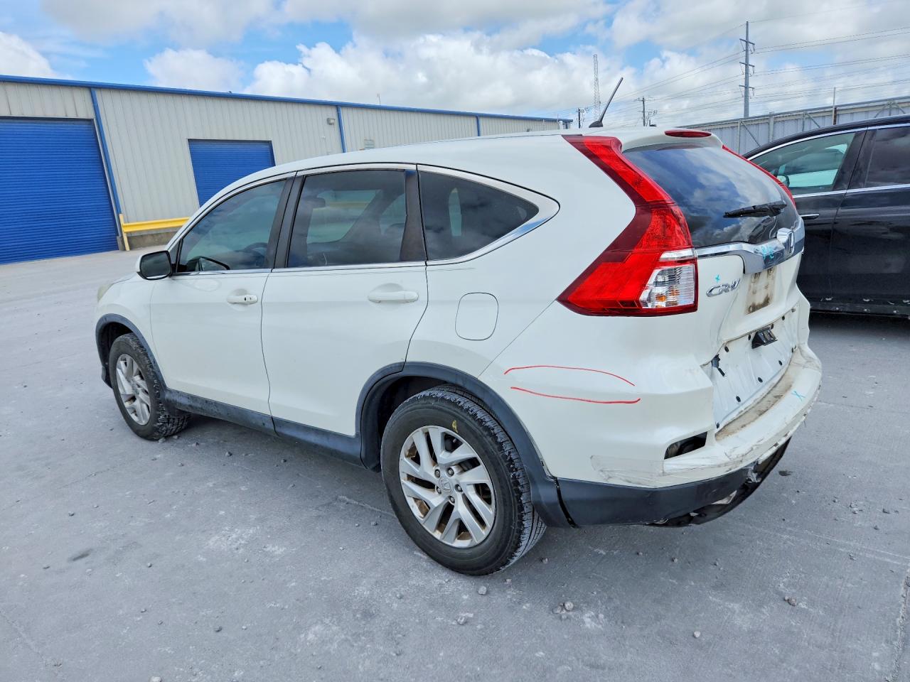2016 Honda Cr-v Ex White vin: 5J6RM4H56GL136591