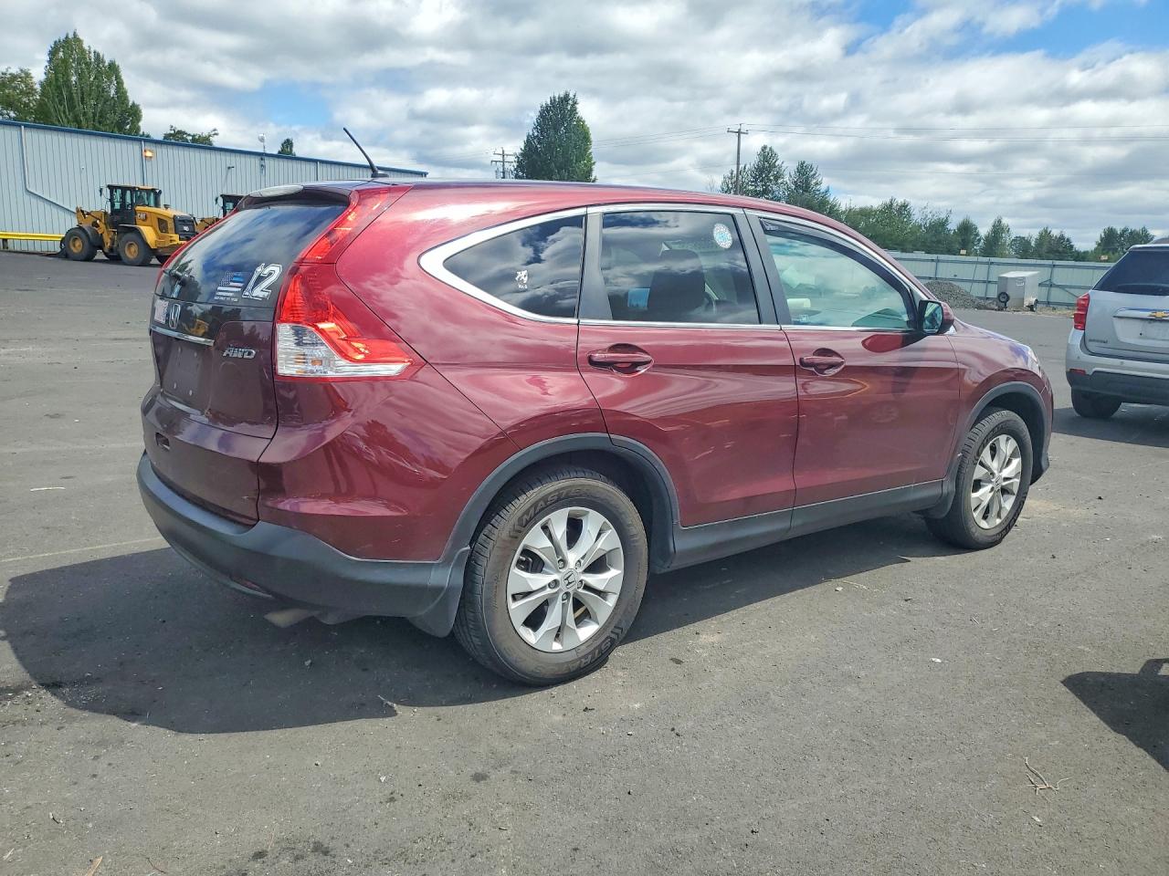 2012 Honda Cr-v Ex Maroon vin: 5J6RM4H57CL007639