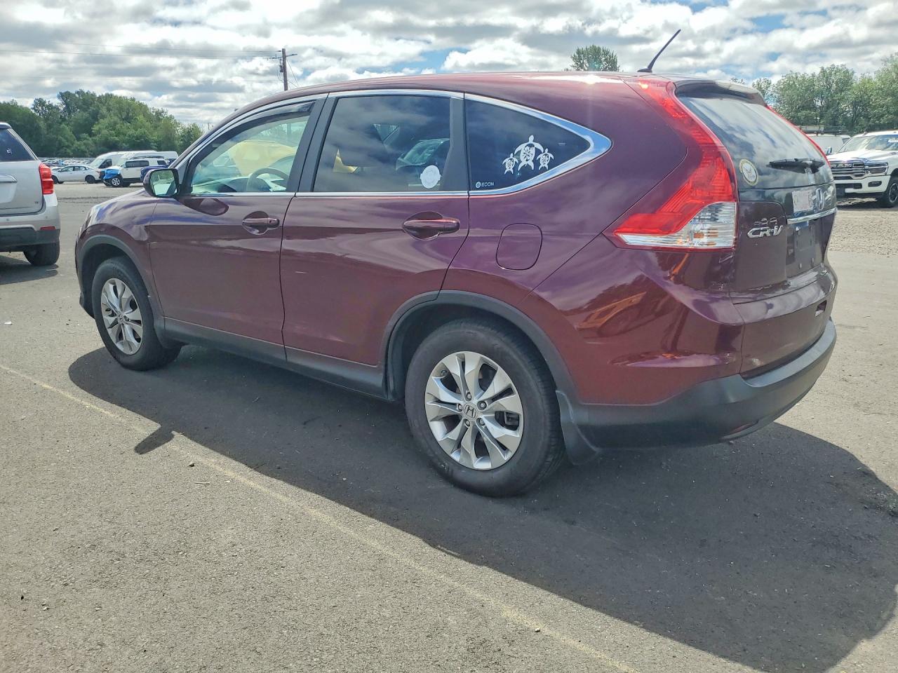 2012 Honda Cr-v Ex Maroon vin: 5J6RM4H57CL007639