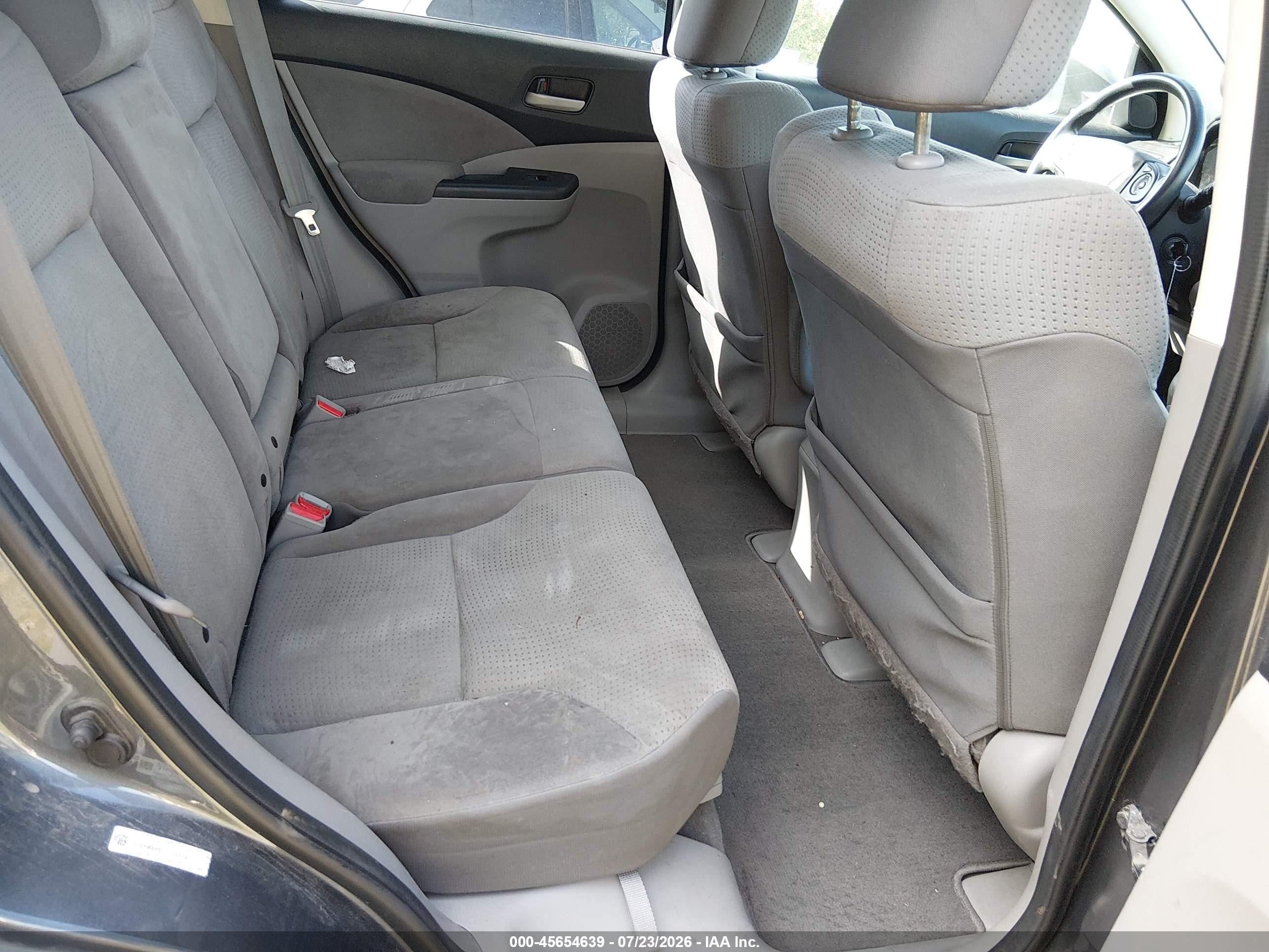 2012 Honda Cr-v Ex Gray vin: 5J6RM4H57CL007740
