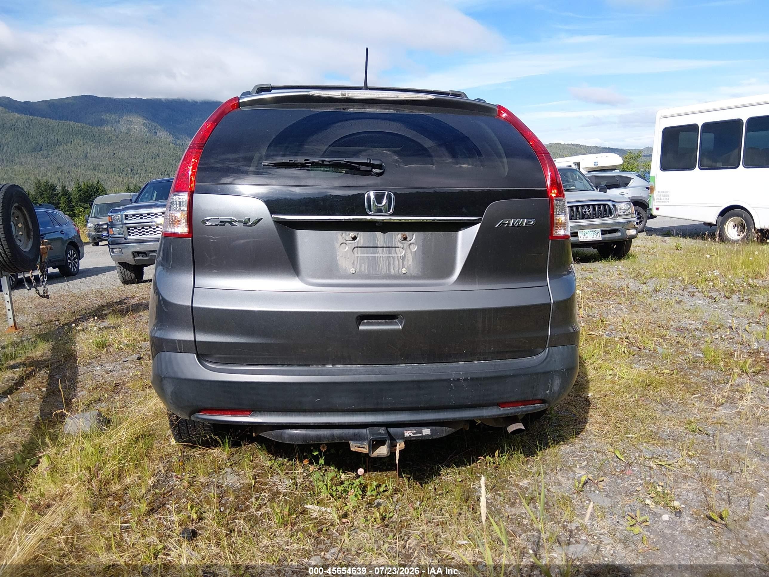 2012 Honda Cr-v Ex Gray vin: 5J6RM4H57CL007740